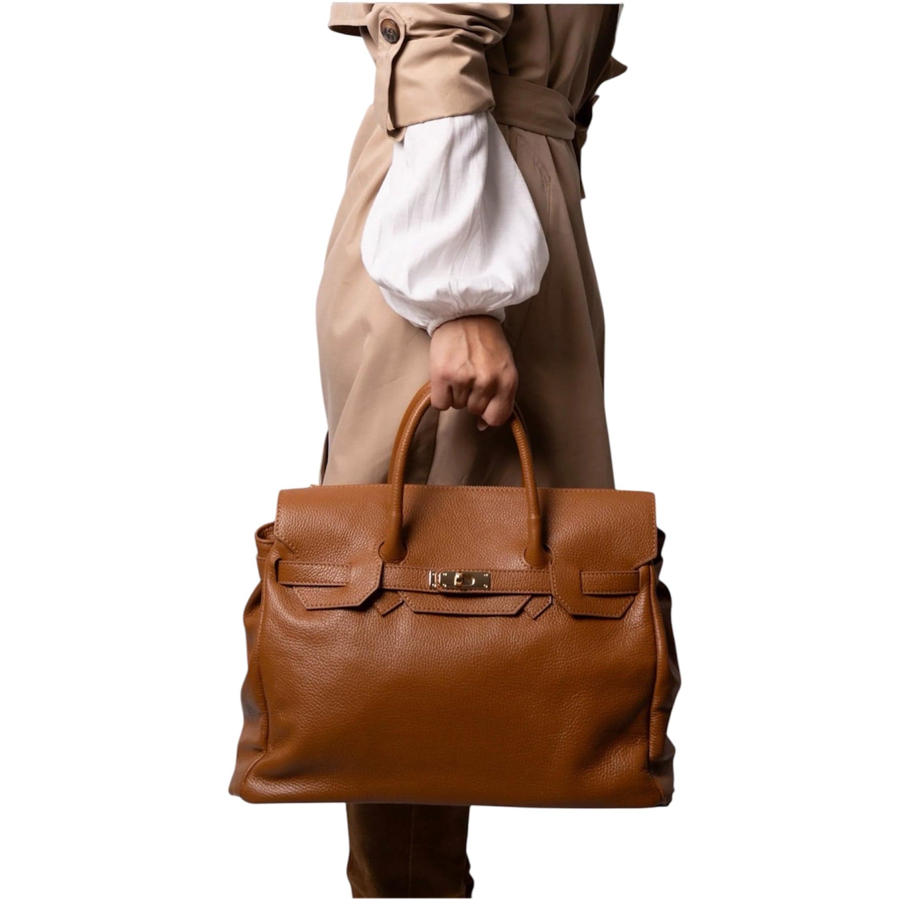 Modarno Borsa Birk a Mano in vera Pelle 40x17x28 cm in Organizer borsa Modarno - Sesto Fiorentino, commercioVirtuoso.it