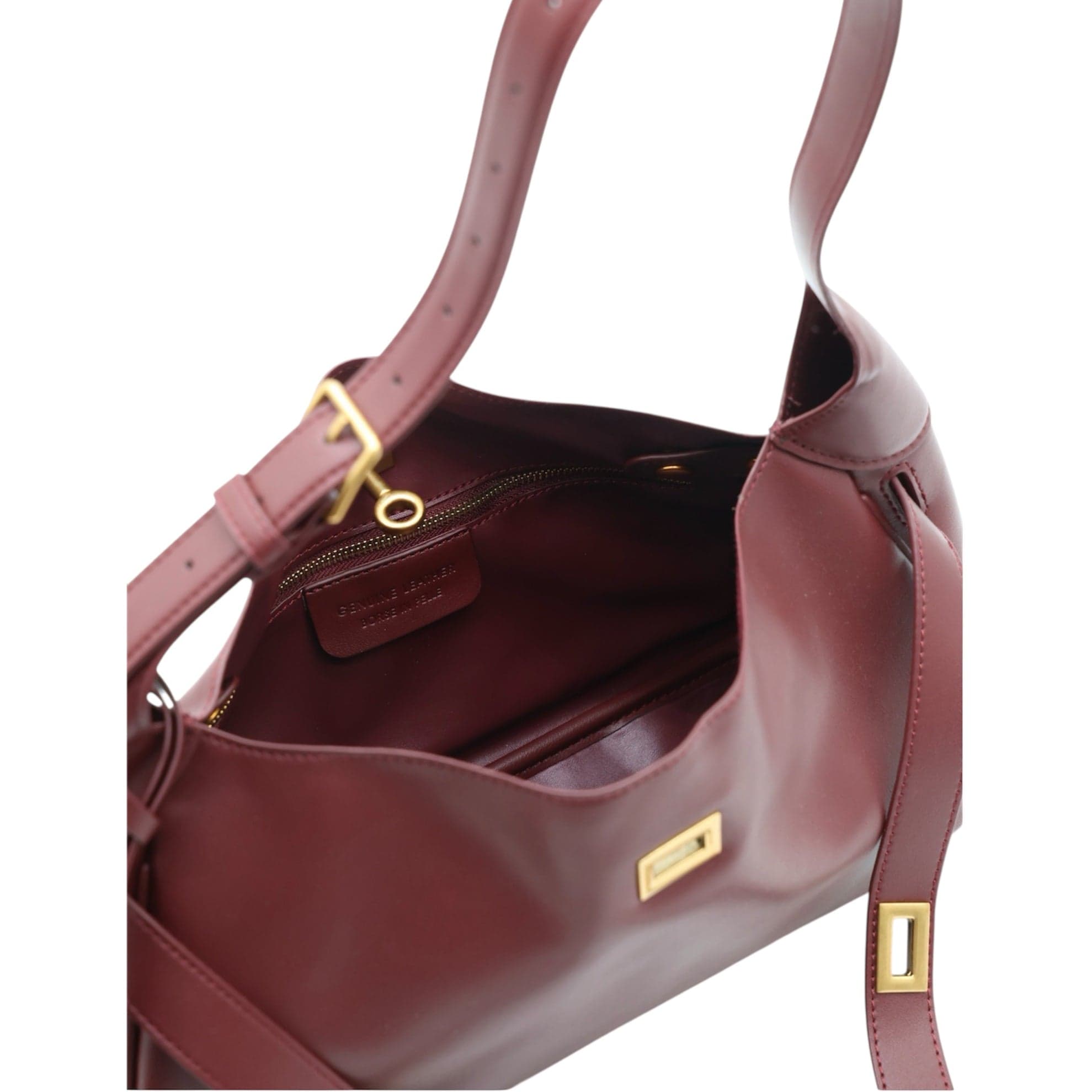 Modarno borsa a spalla in vera pelle con fibbia 32x11x21 cm in Organizer borsa Modarno - Sesto Fiorentino, commercioVirtuoso.it