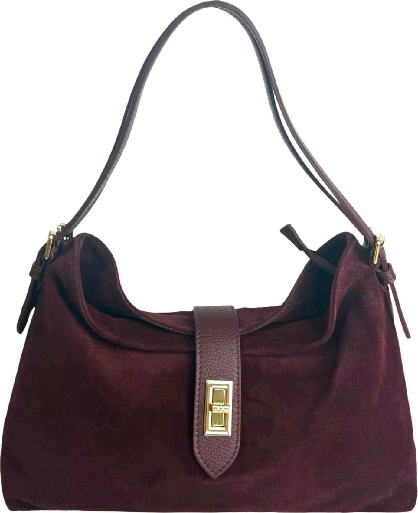 Modarno Borsa a tracolla in vera pelle camoscio  35x11x24 cm in Borse a tracolla Modarno - Sesto Fiorentino, commercioVirtuoso.it