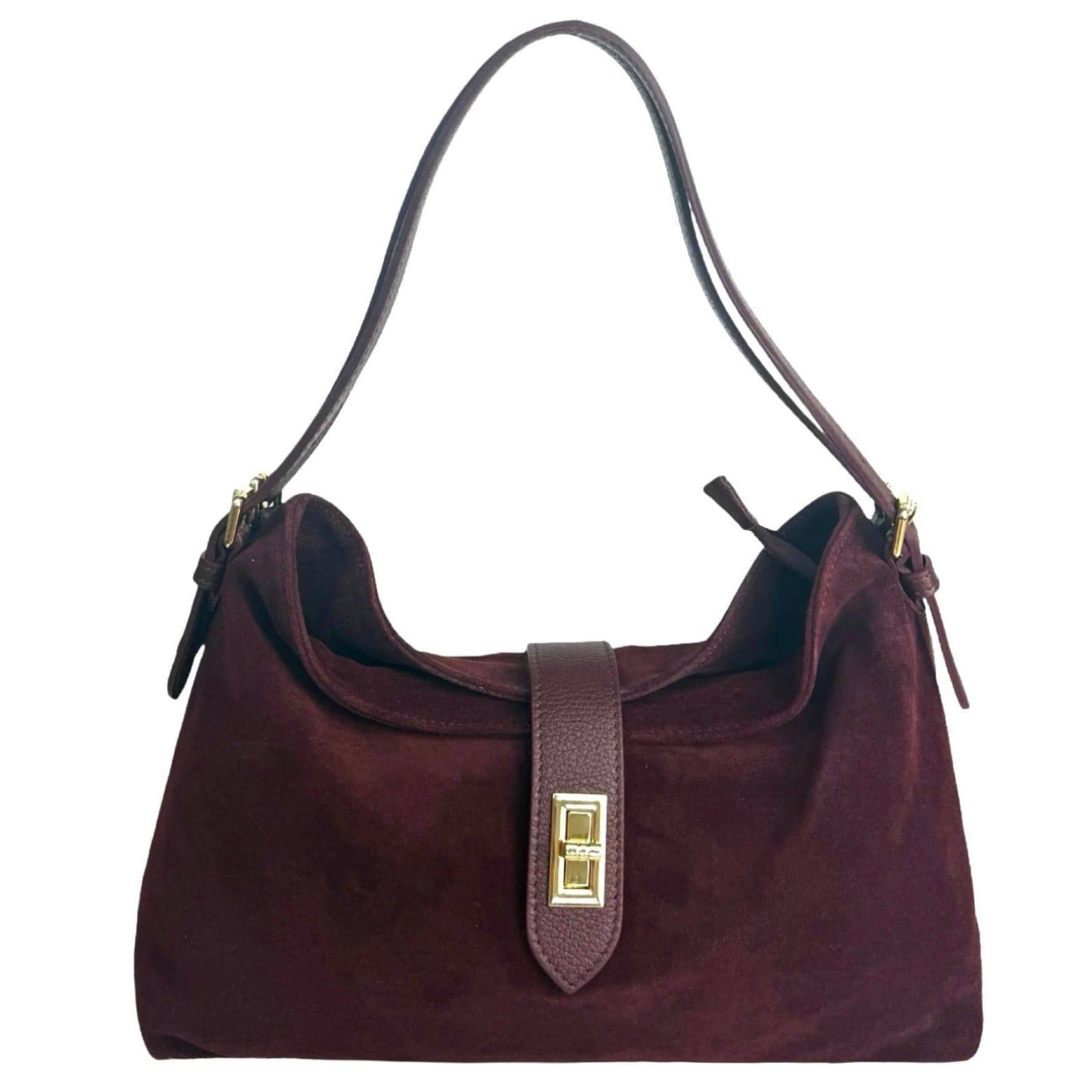 Modarno Borsa a tracolla in vera pelle camoscio  35x11x24 cm in Borse a tracolla Modarno - Sesto Fiorentino, commercioVirtuoso.it