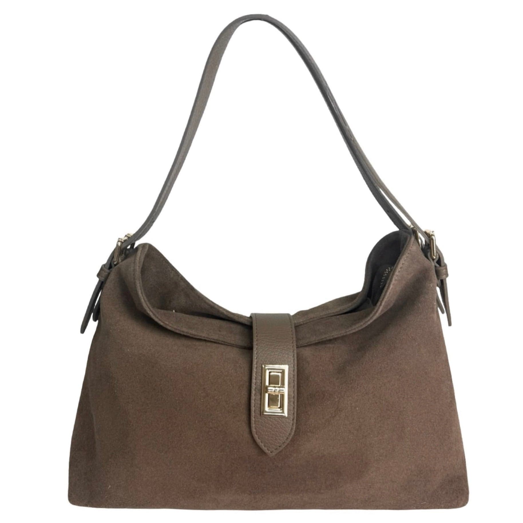 Modarno Borsa a tracolla in vera pelle camoscio  35x11x24 cm in Borse a tracolla Modarno - Sesto Fiorentino, commercioVirtuoso.it