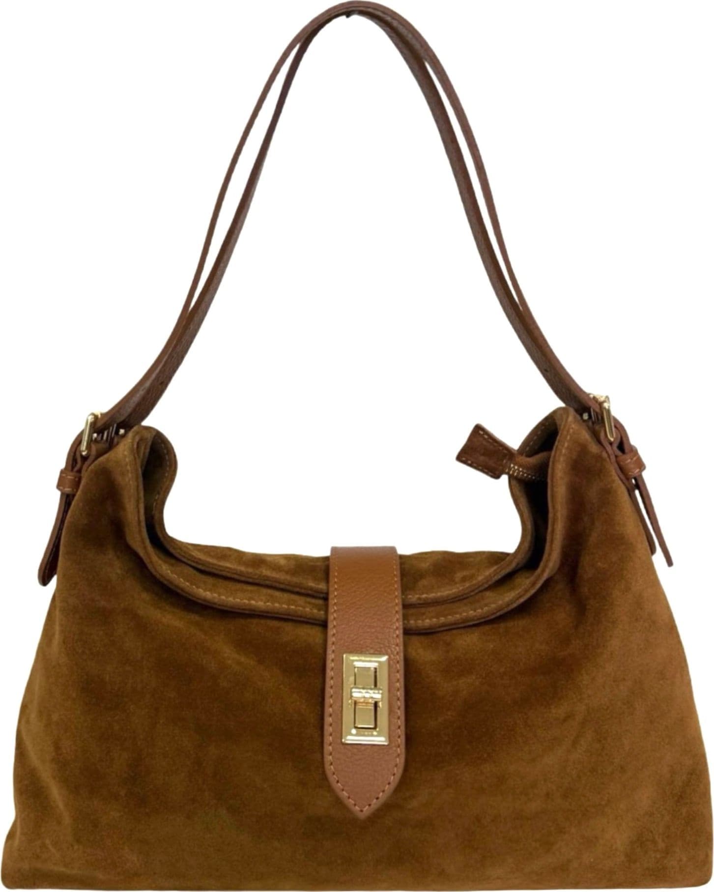 Modarno Borsa a tracolla in vera pelle camoscio  35x11x24 cm in Borse a tracolla Modarno - Sesto Fiorentino, commercioVirtuoso.it