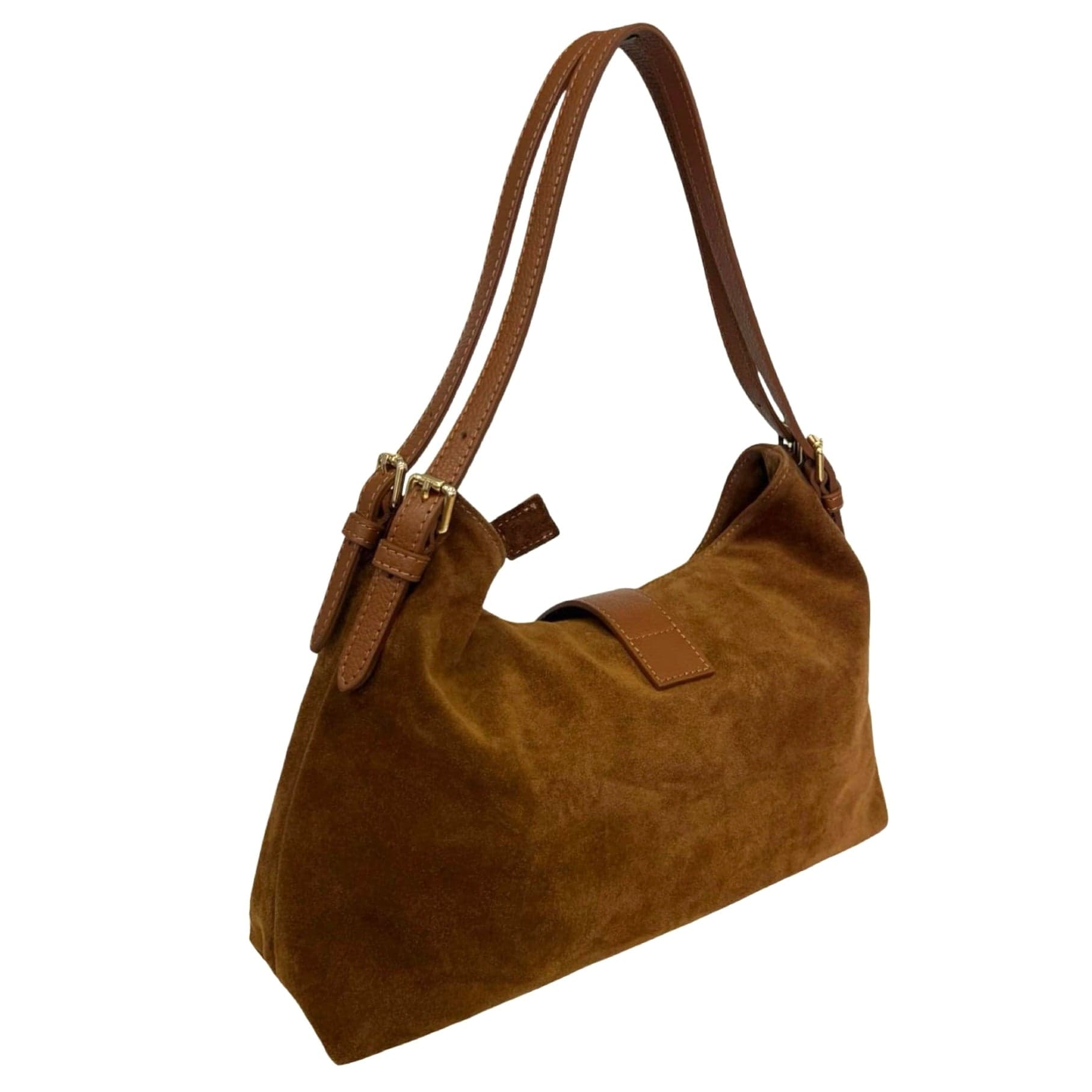 Modarno Borsa a tracolla in vera pelle camoscio  35x11x24 cm in Borse a tracolla Modarno - Sesto Fiorentino, commercioVirtuoso.it