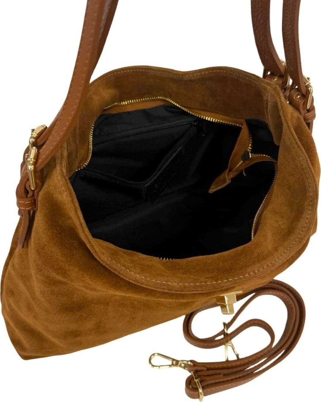Modarno Borsa a tracolla in vera pelle camoscio  35x11x24 cm in Borse a tracolla Modarno - Sesto Fiorentino, commercioVirtuoso.it