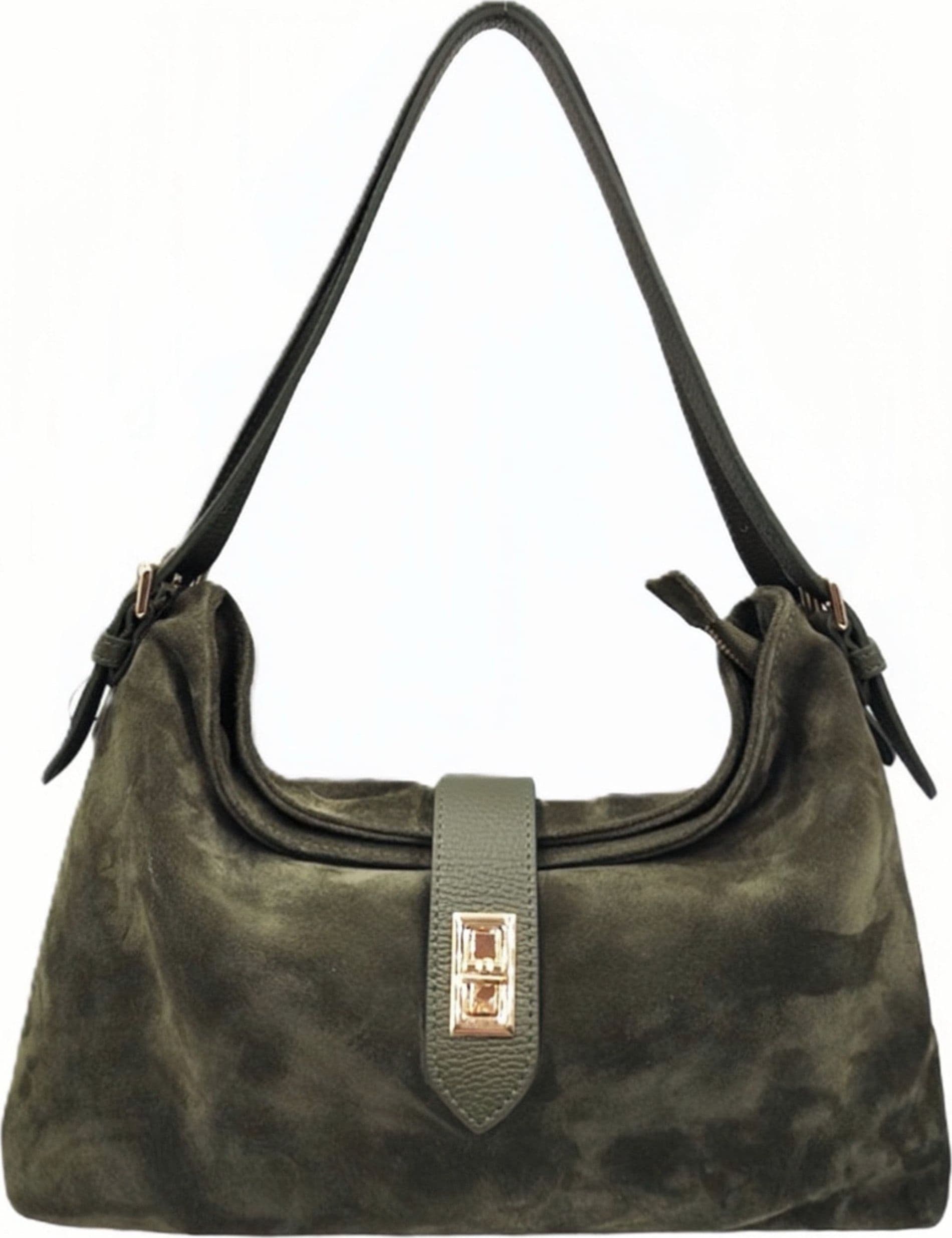 Modarno Borsa a tracolla in vera pelle camoscio  35x11x24 cm in Borse a tracolla Modarno - Sesto Fiorentino, commercioVirtuoso.it