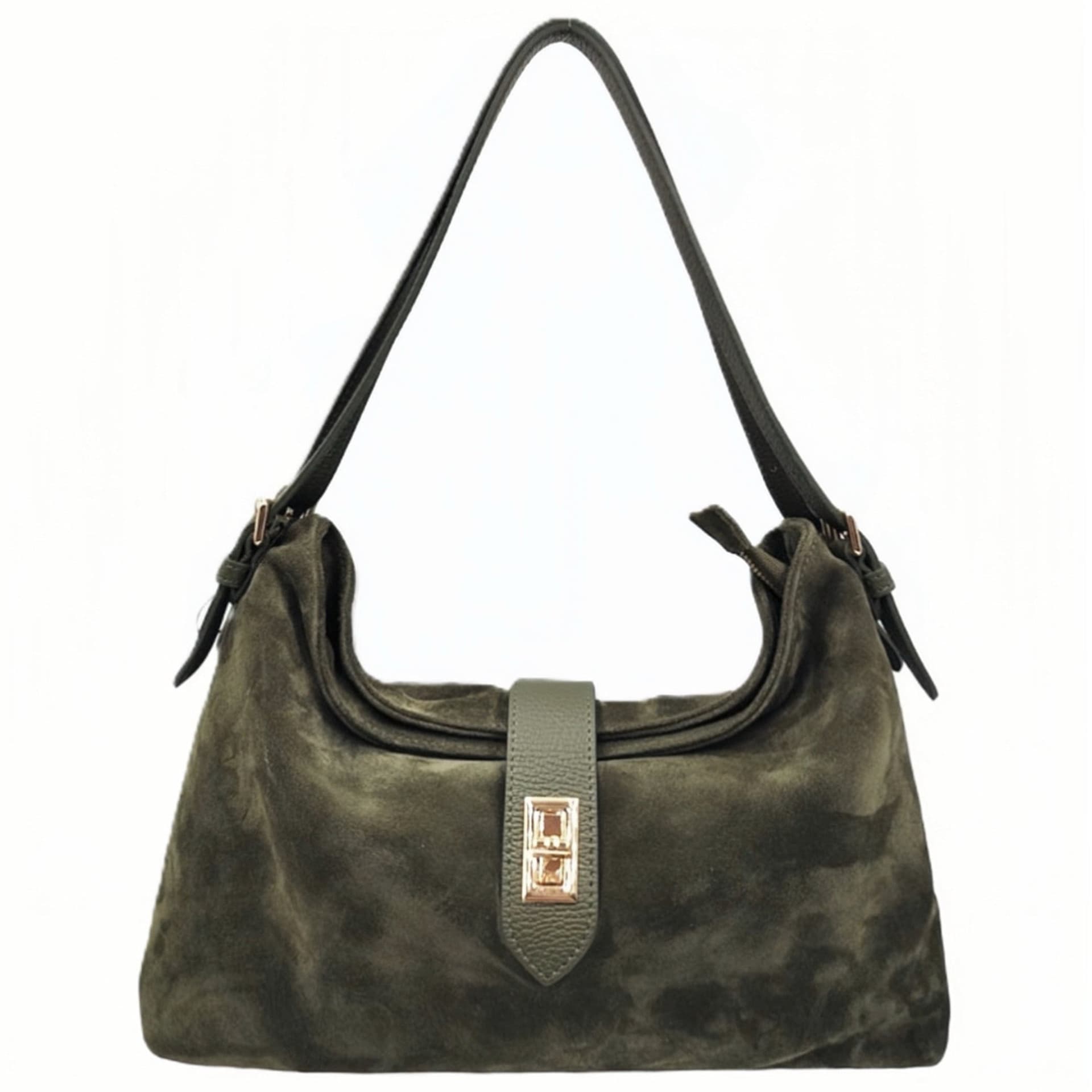 Modarno Borsa a tracolla in vera pelle camoscio  35x11x24 cm in Borse a tracolla Modarno - Sesto Fiorentino, commercioVirtuoso.it