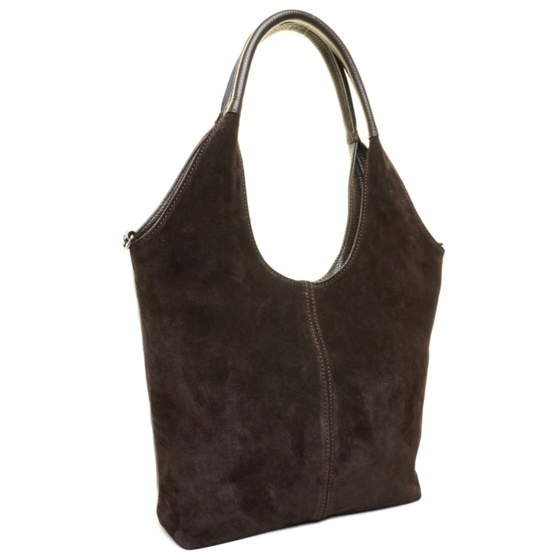 Modarno Borsa donna Shopper a spalla/tracolla in vera pelle camoscio 30x11x30 cm in Organizer borsa Modarno - Sesto Fiorentino, commercioVirtuoso.it