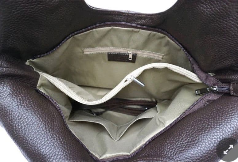 Modarno Borsa donna Shopper a spalla/tracolla in vera pelle camoscio 30x11x30 cm in Organizer borsa Modarno - Sesto Fiorentino, commercioVirtuoso.it