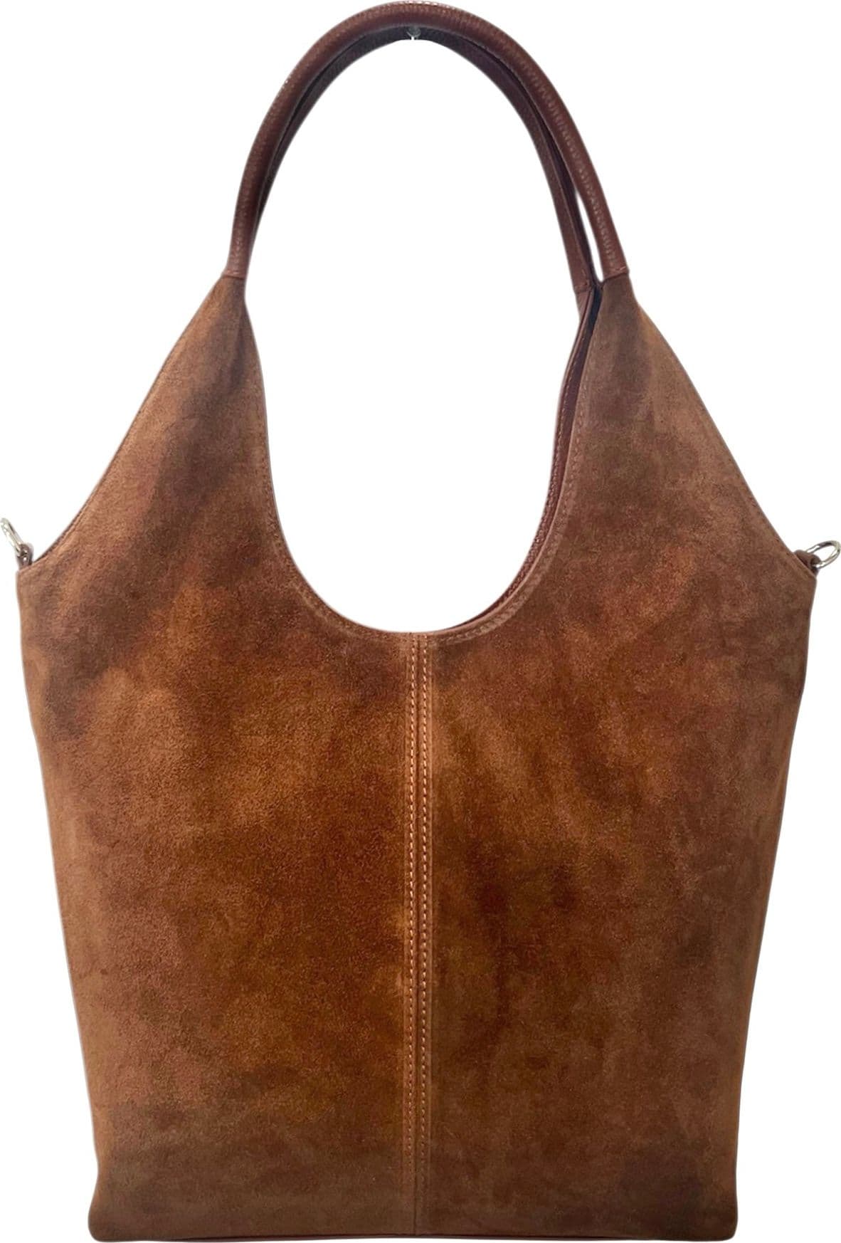 Modarno Borsa donna Shopper a spalla/tracolla in vera pelle camoscio 30x11x30 cm in Organizer borsa Modarno - Sesto Fiorentino, commercioVirtuoso.it