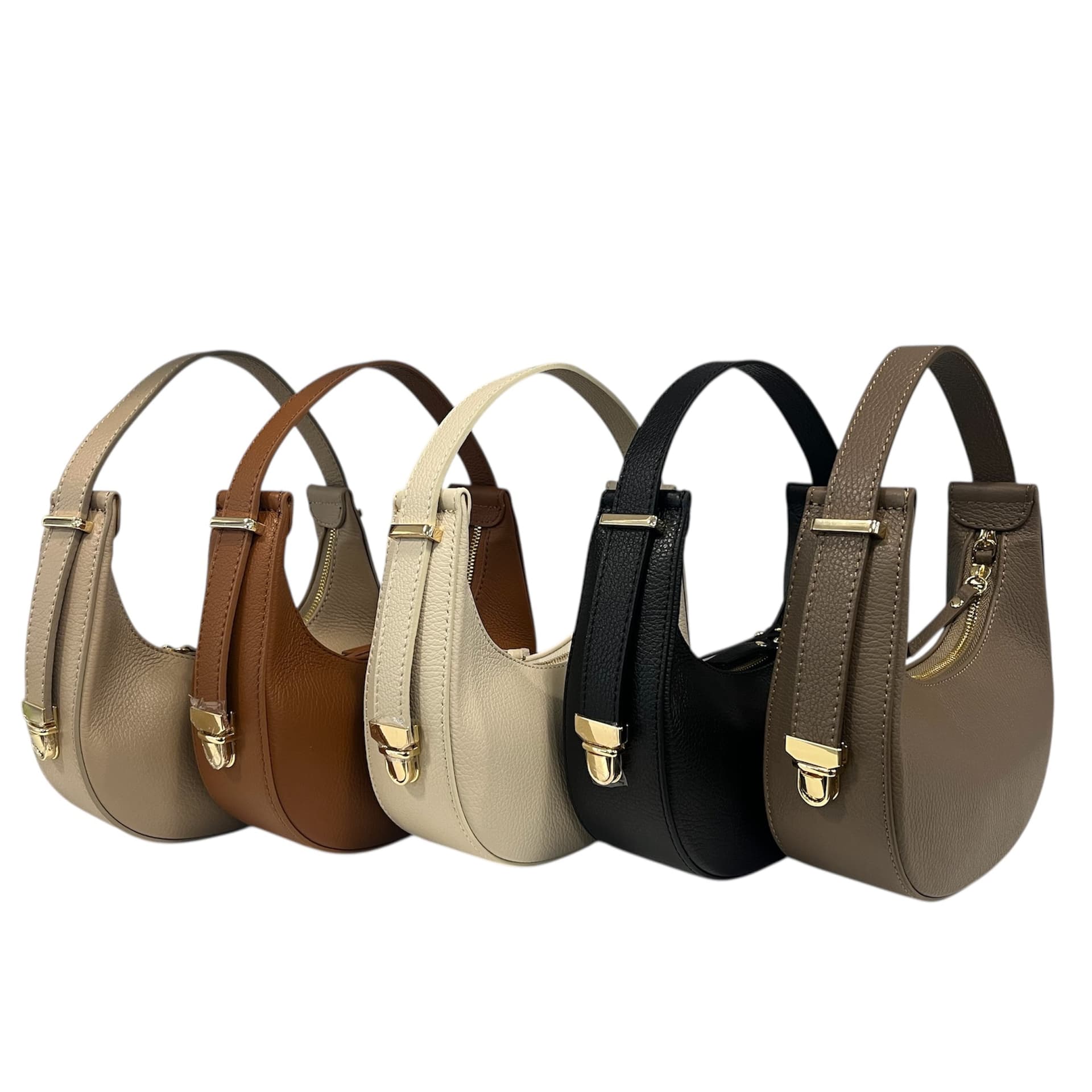 Modarno Borsetta Moon vera pelle con manico regolabile in lunghezza 23x7x12 cm in Organizer borsa Modarno - Sesto Fiorentino, commercioVirtuoso.it