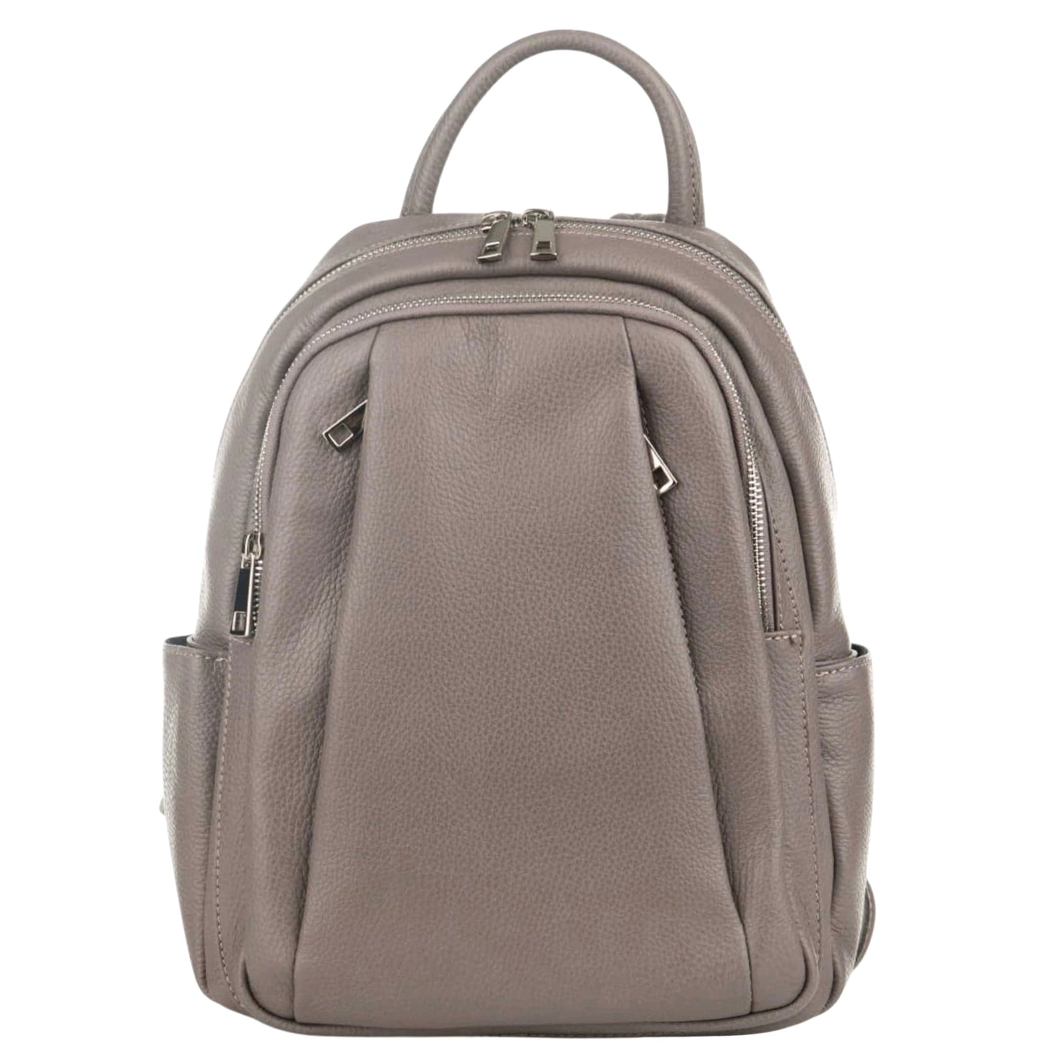 Modarno Zaino Donna in vera pelle multi tasche 35x12x25 cm in Organizer borsa Modarno - Sesto Fiorentino, commercioVirtuoso.it