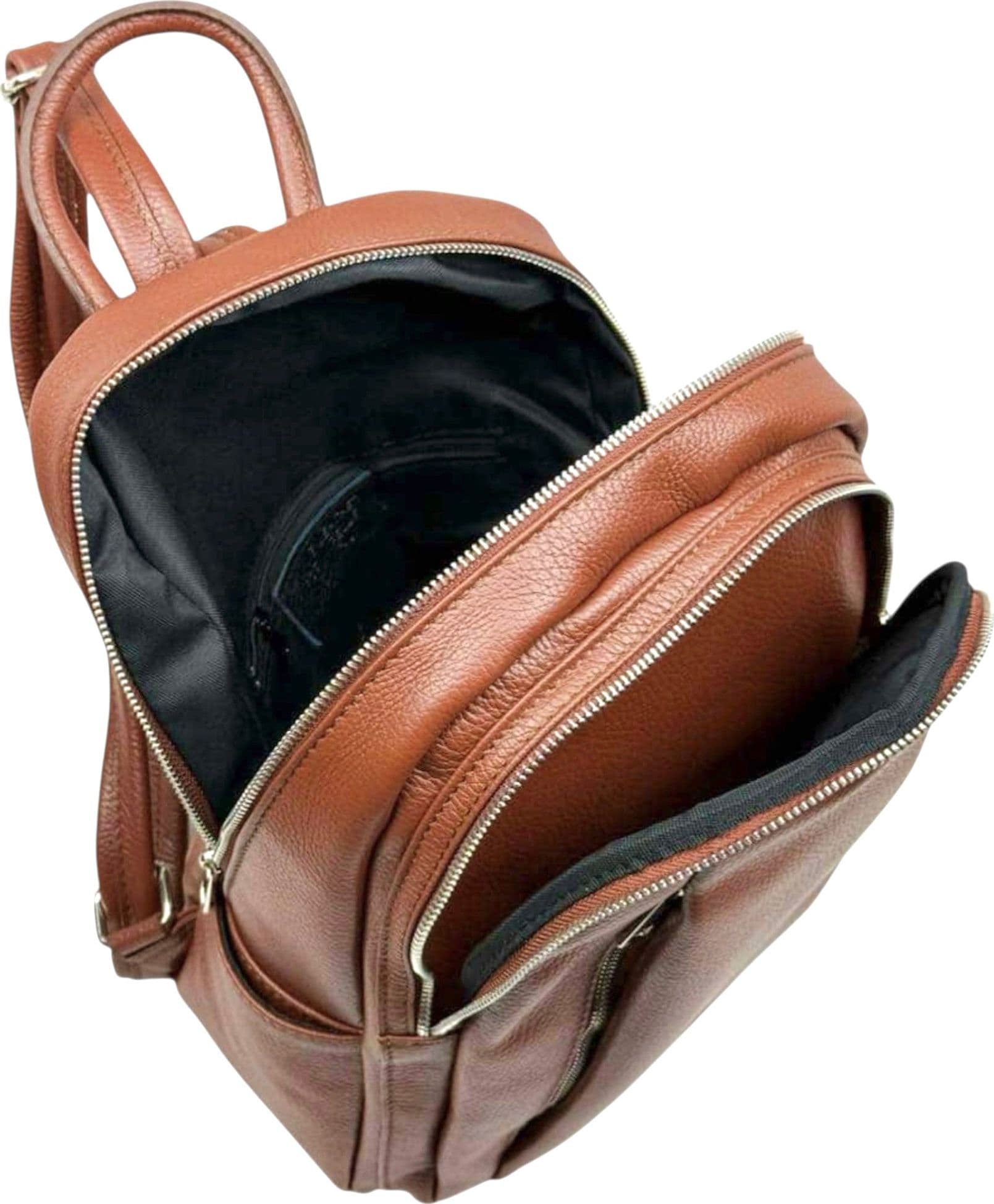 Modarno Zaino Donna in vera pelle multi tasche 35x12x25 cm in Organizer borsa Modarno - Sesto Fiorentino, commercioVirtuoso.it