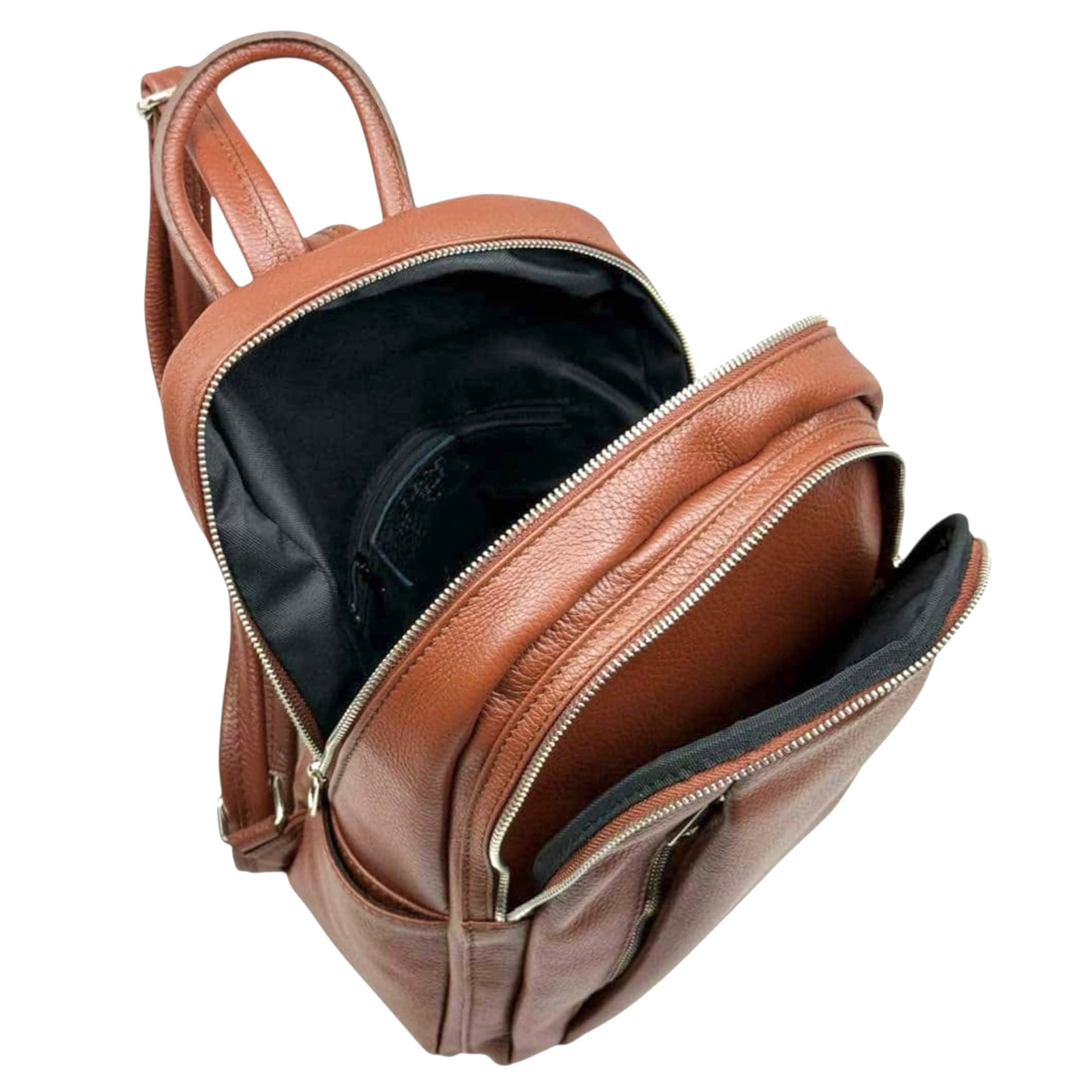Modarno Zaino Donna in vera pelle multi tasche 35x12x25 cm in Organizer borsa Modarno - Sesto Fiorentino, commercioVirtuoso.it