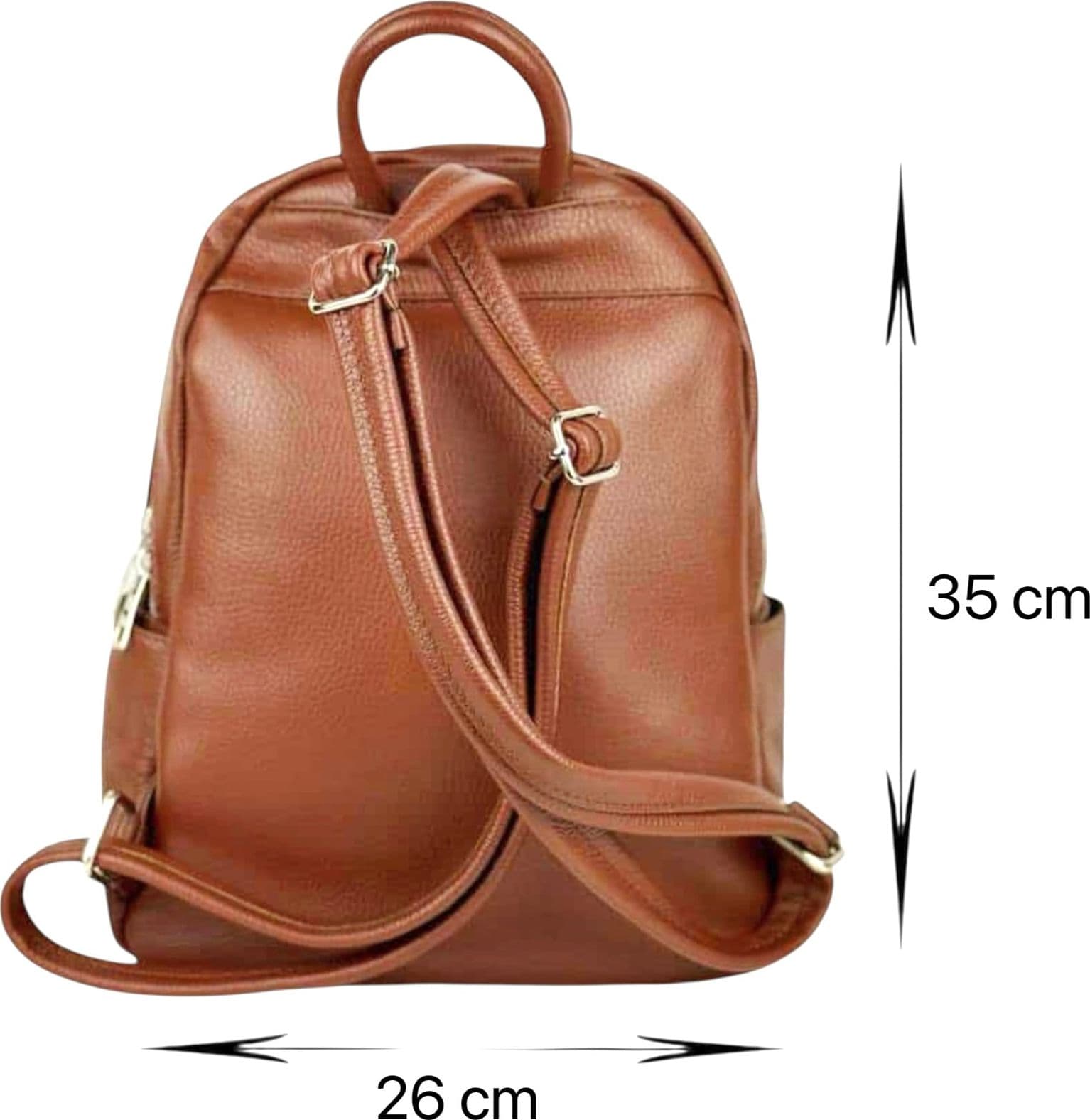 Modarno Zaino Donna in vera pelle multi tasche 35x12x25 cm in Organizer borsa Modarno - Sesto Fiorentino, commercioVirtuoso.it