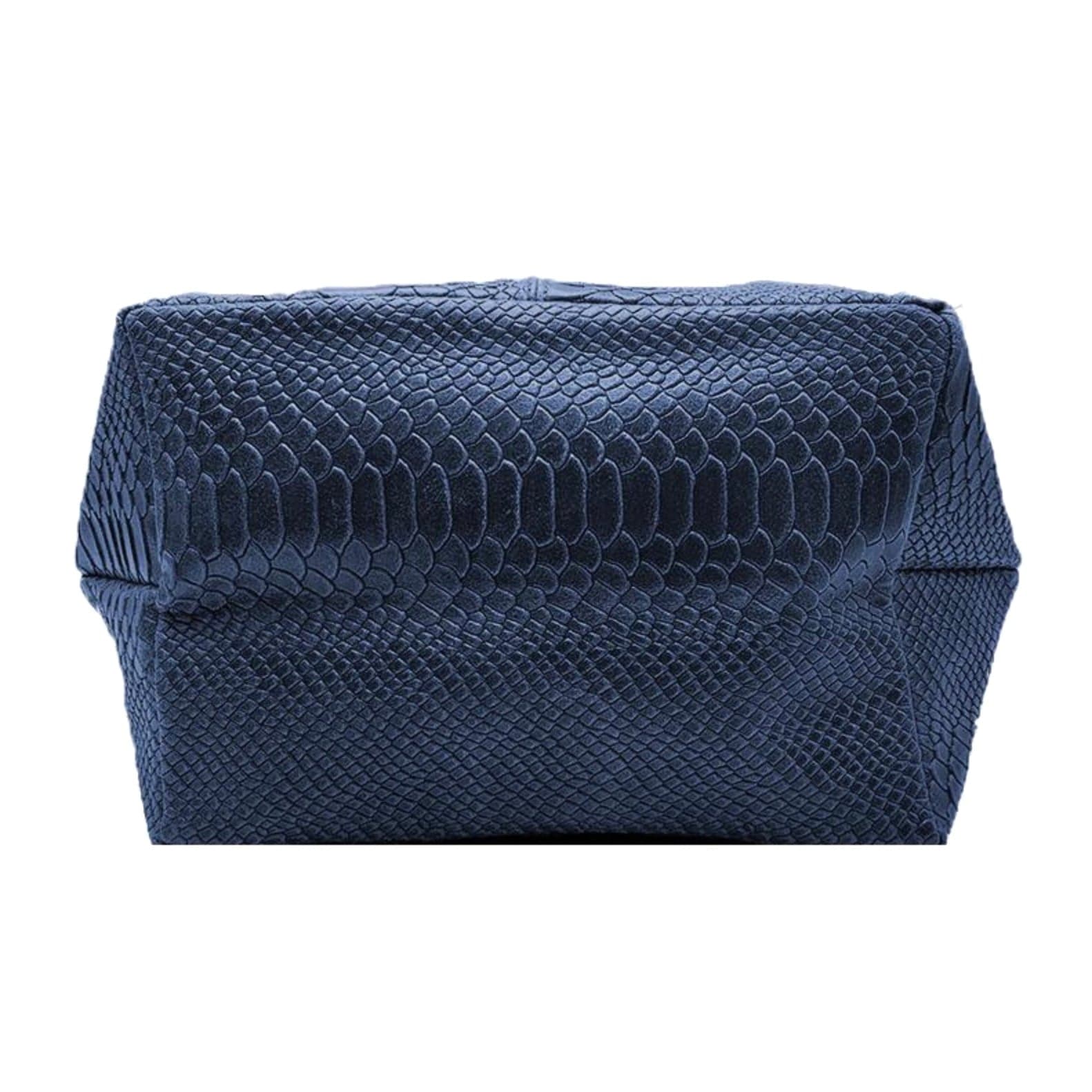 Modarno Borsa A Spalla In Vera Pelle Effetto Pitone, con custodia per gioielli dello stesso colore in Organizer borsa Modarno - Sesto Fiorentino, commercioVirtuoso.it