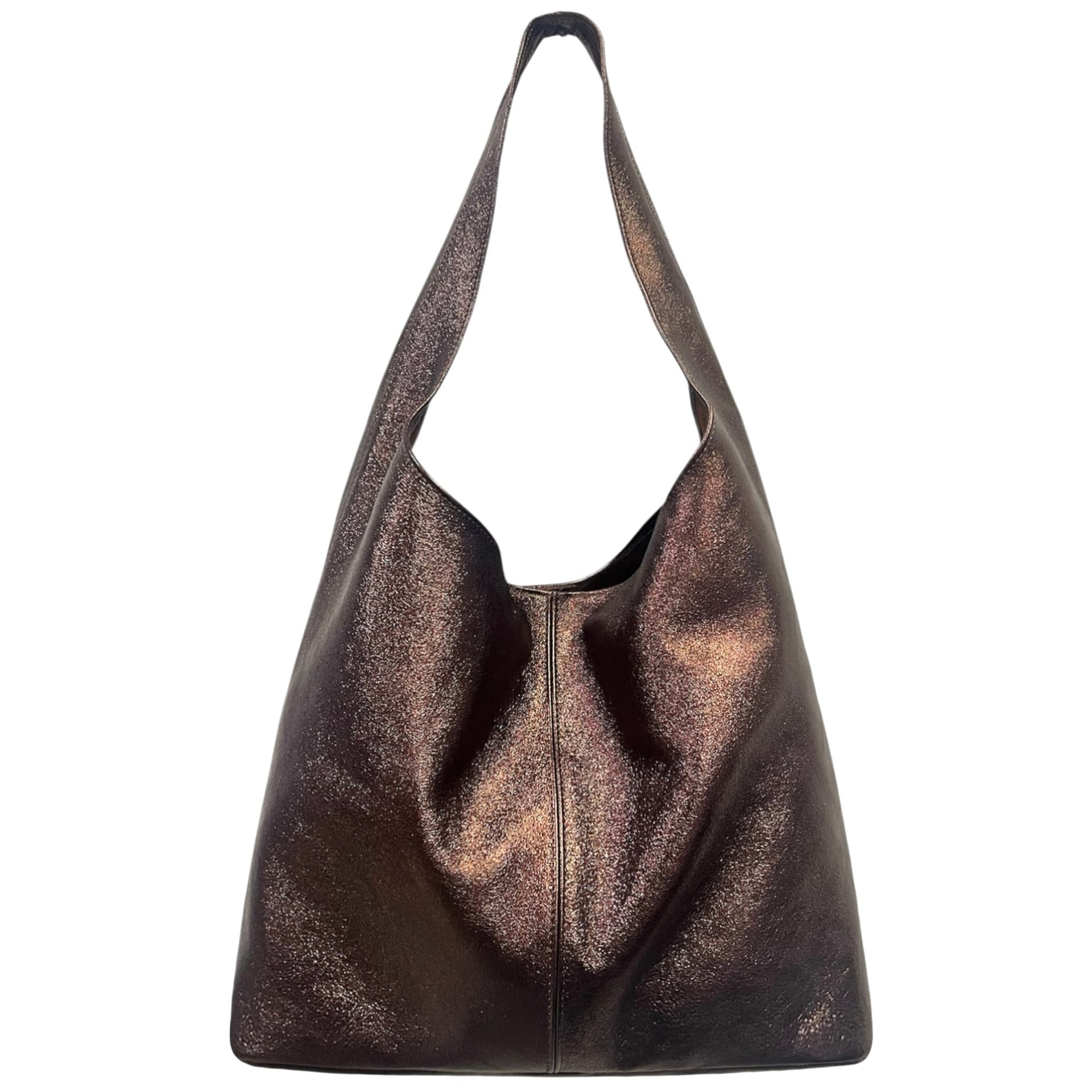 Modarno Borsa a tracolla da donna in pelle scamosciata laminato 34x17x59 cm in Organizer borsa Modarno - Sesto Fiorentino, commercioVirtuoso.it