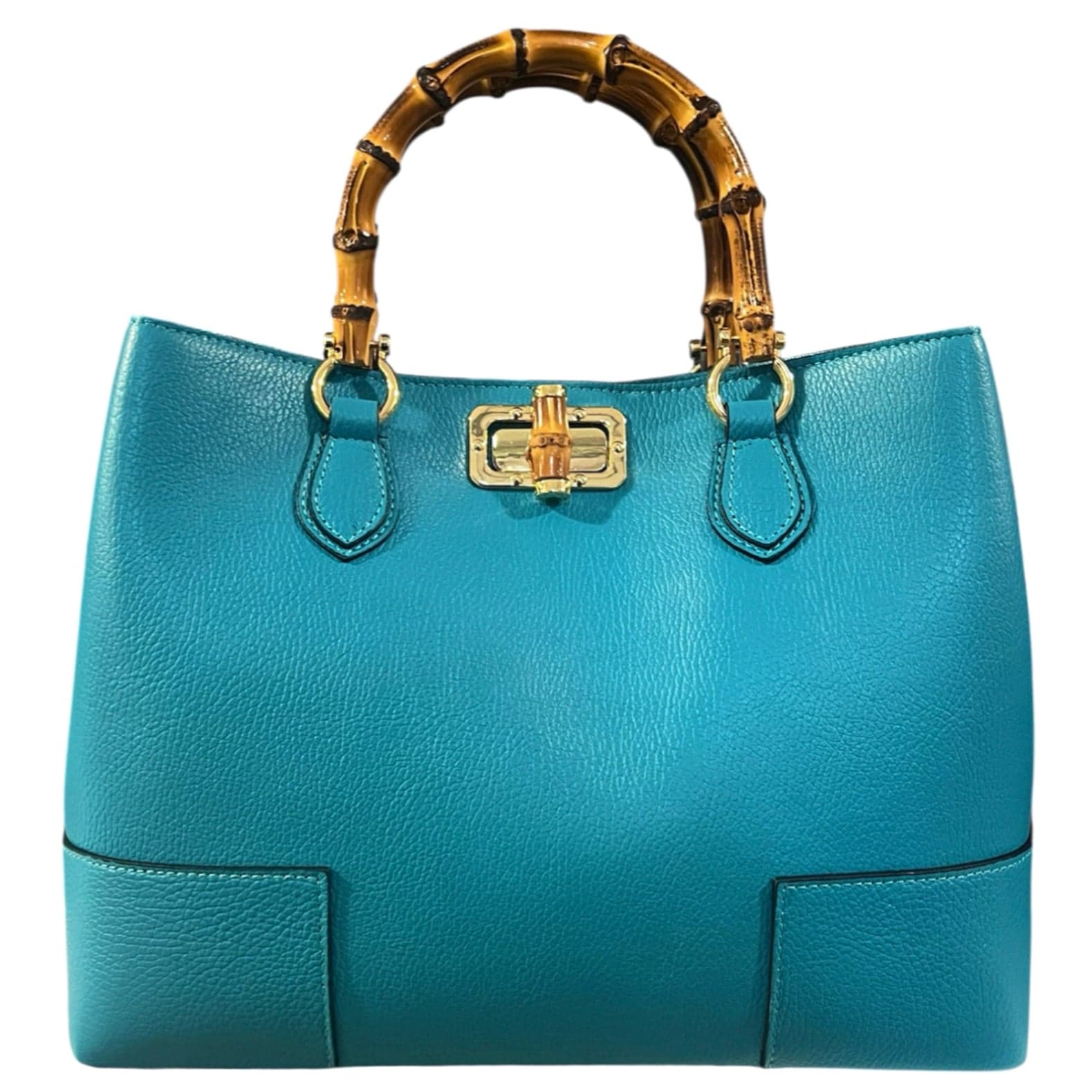 Modarno Borsa Donna in Vera Pelle con manico in vero bambù / Elegante e Minimal / Borsa di lusso Made in Italy in Organizer borsa Modarno - Sesto Fiorentino, commercioVirtuoso.it