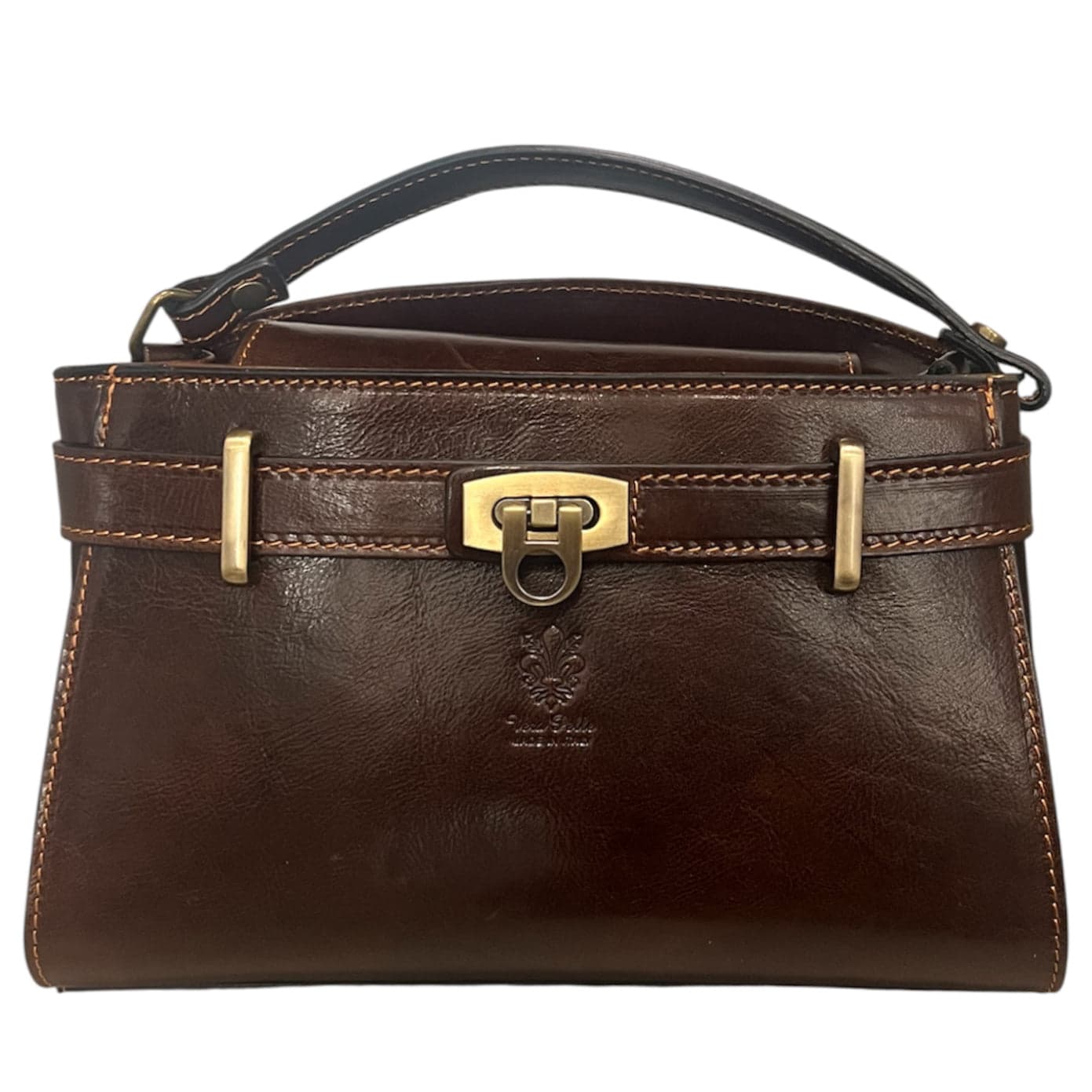 Modarno Borsa a mano e tracolla Vintage in pelle vacchetta 26x12x17 cm in Organizer borsa Modarno - Sesto Fiorentino, commercioVirtuoso.it