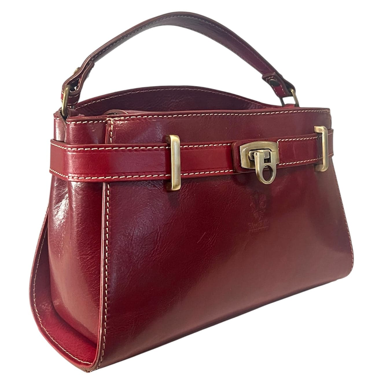 Modarno Borsa a mano e tracolla Vintage in pelle vacchetta 26x12x17 cm in Organizer borsa Modarno - Sesto Fiorentino, commercioVirtuoso.it
