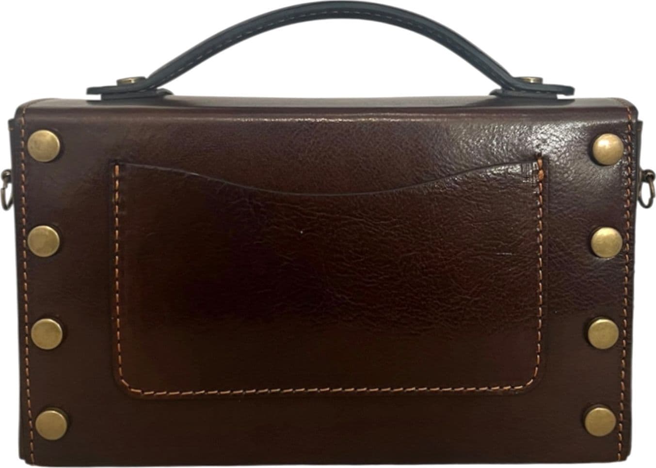 Modarno Borsetta donna a mano e tracolla Rettangolare in vera pelle vacchetta 21x6x13 cm in Organizer borsa Modarno - Sesto Fiorentino, commercioVirtuoso.it