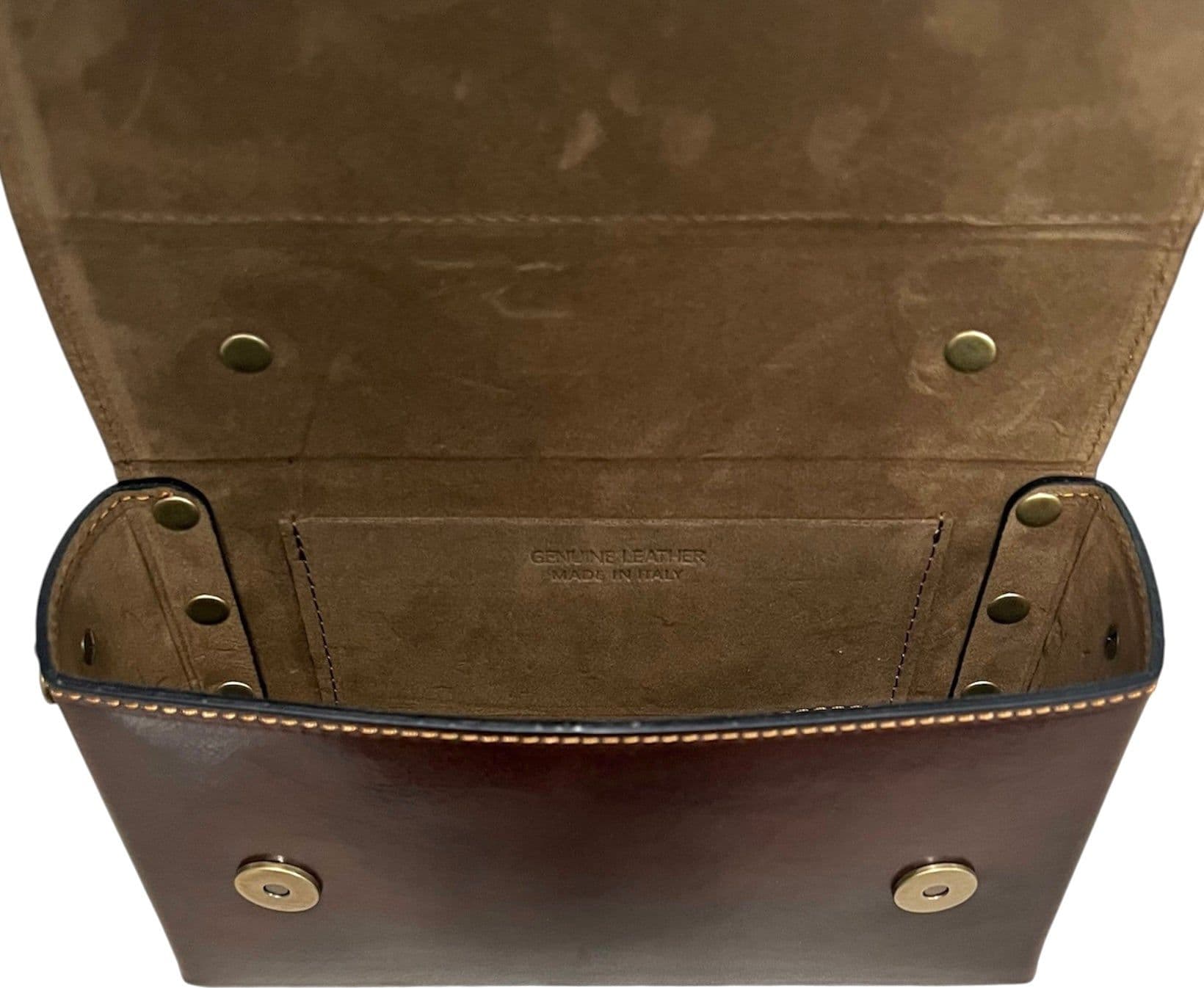 Modarno Borsetta donna a mano e tracolla Rettangolare in vera pelle vacchetta 21x6x13 cm in Organizer borsa Modarno - Sesto Fiorentino, commercioVirtuoso.it
