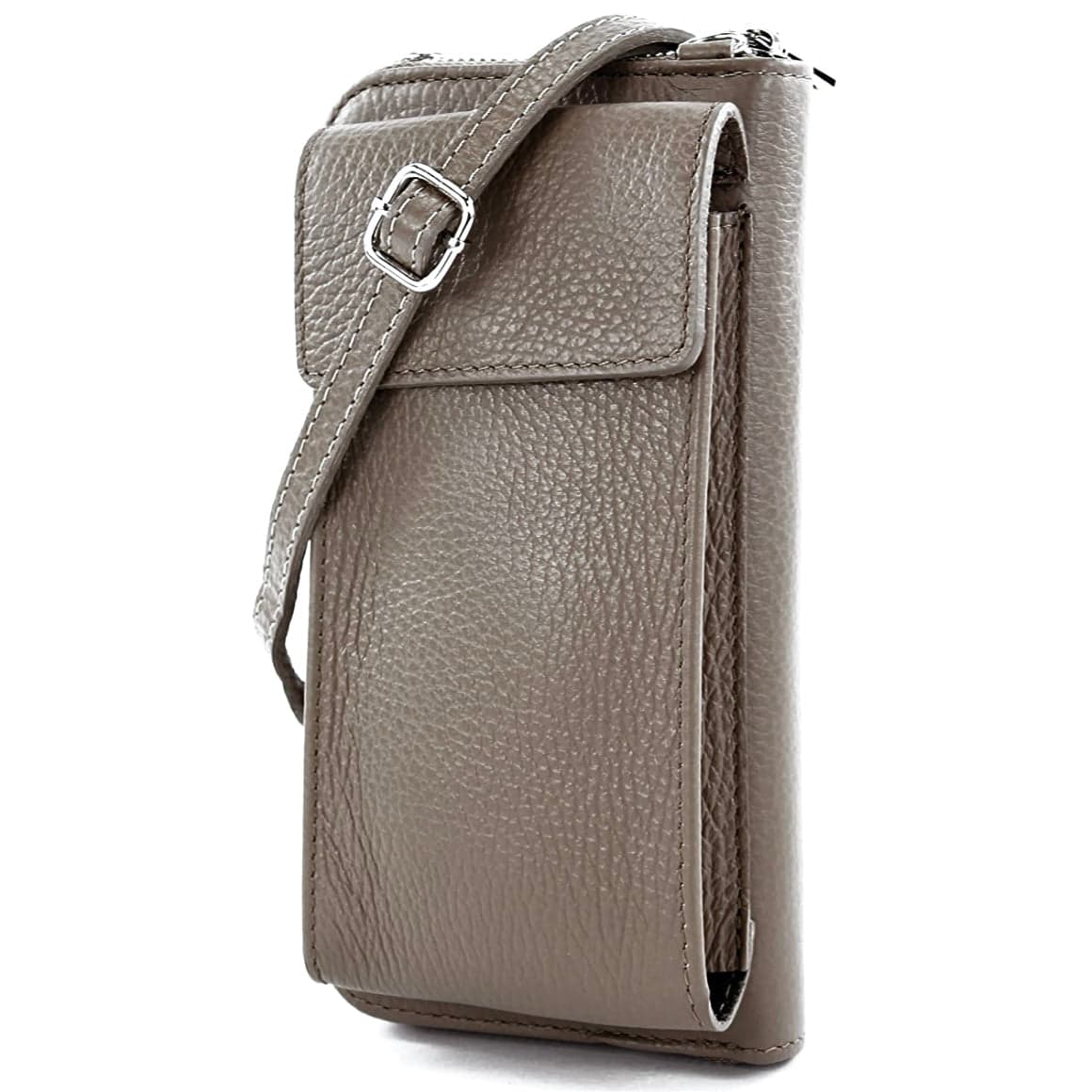 Modarno borsa a tracolla multifunzionale, borsa per cellulare a portafoglio in vera pelle, adatta per telefoni cellulari fino a 6,7 pollici in Organizer borsa Modarno - Sesto Fiorentino, commercioVirtuoso.it