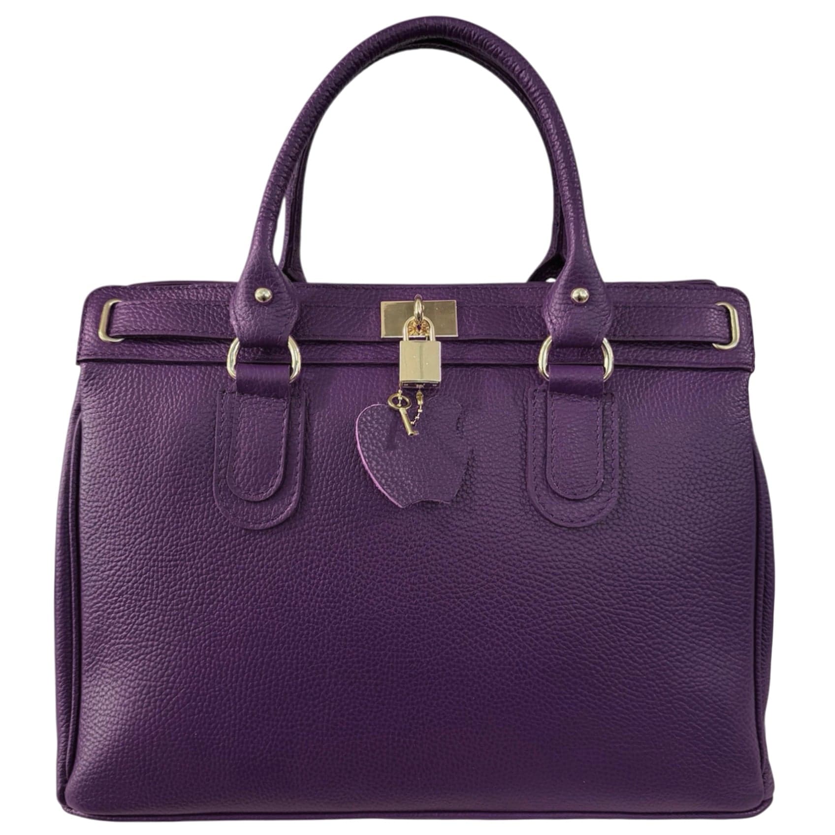 Modarno Borsa Donna Lucchetto a Mano e a tracolla in vera Pelle 37x17x25 cm in Organizer borsa Modarno - Sesto Fiorentino, commercioVirtuoso.it