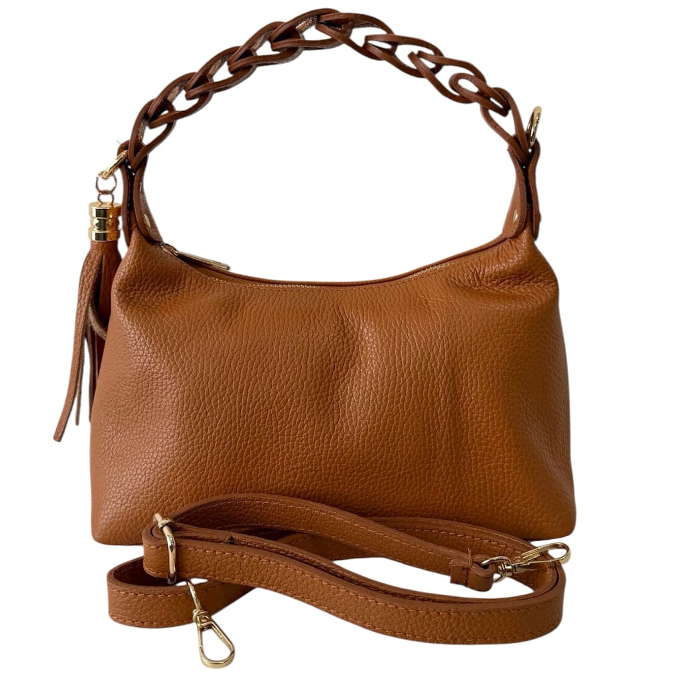 Modarno Borsetta a Mano Piccola In Vera Pelle Made in Italy Con Manico Intrecciato 26x10x16 cm in Autocategorizzazione Modarno - Sesto Fiorentino, commercioVirtuoso.it