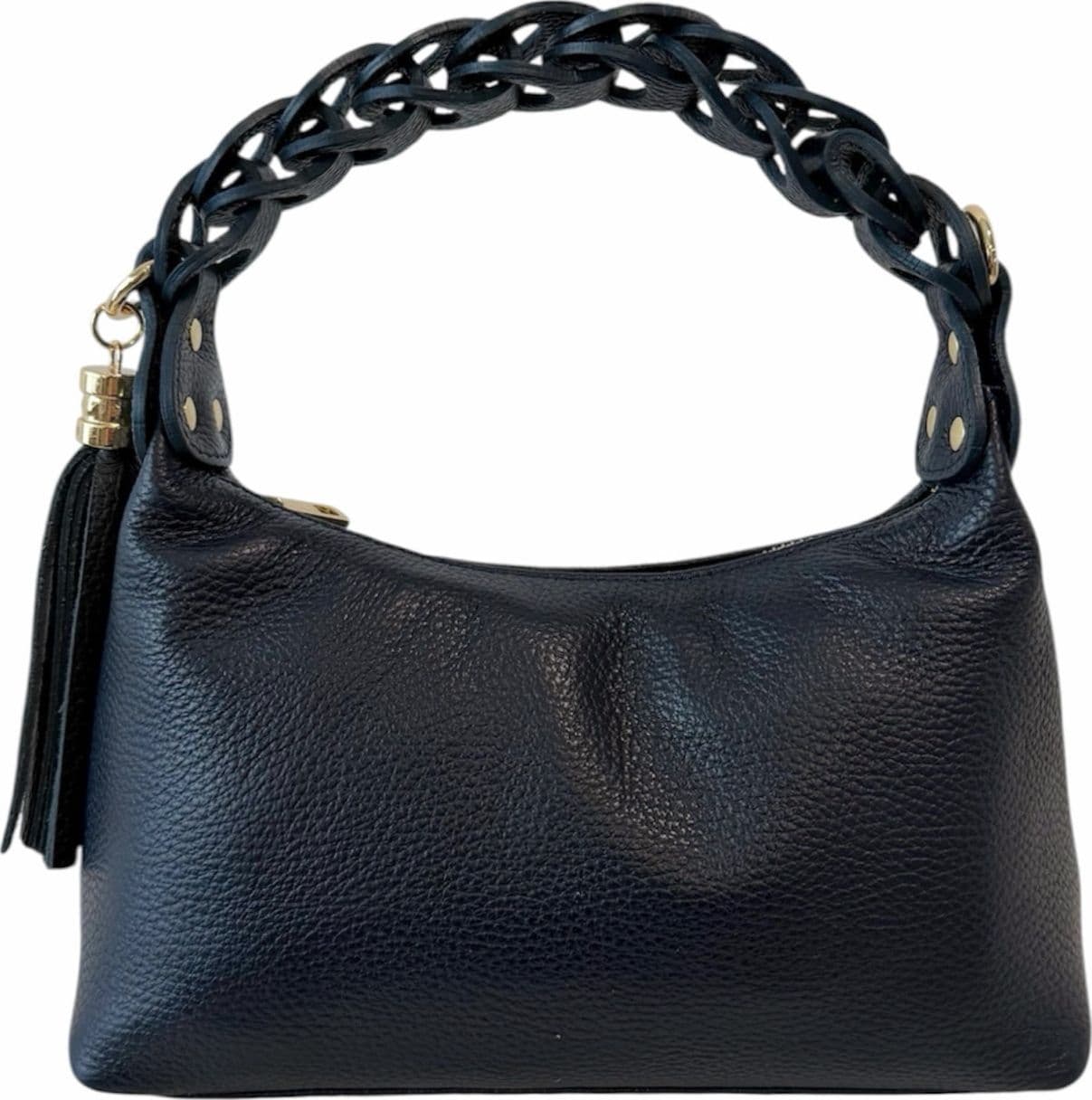 Modarno Borsetta a Mano Piccola In Vera Pelle Made in Italy Con Manico Intrecciato 26x10x16 cm in Autocategorizzazione Modarno - Sesto Fiorentino, commercioVirtuoso.it