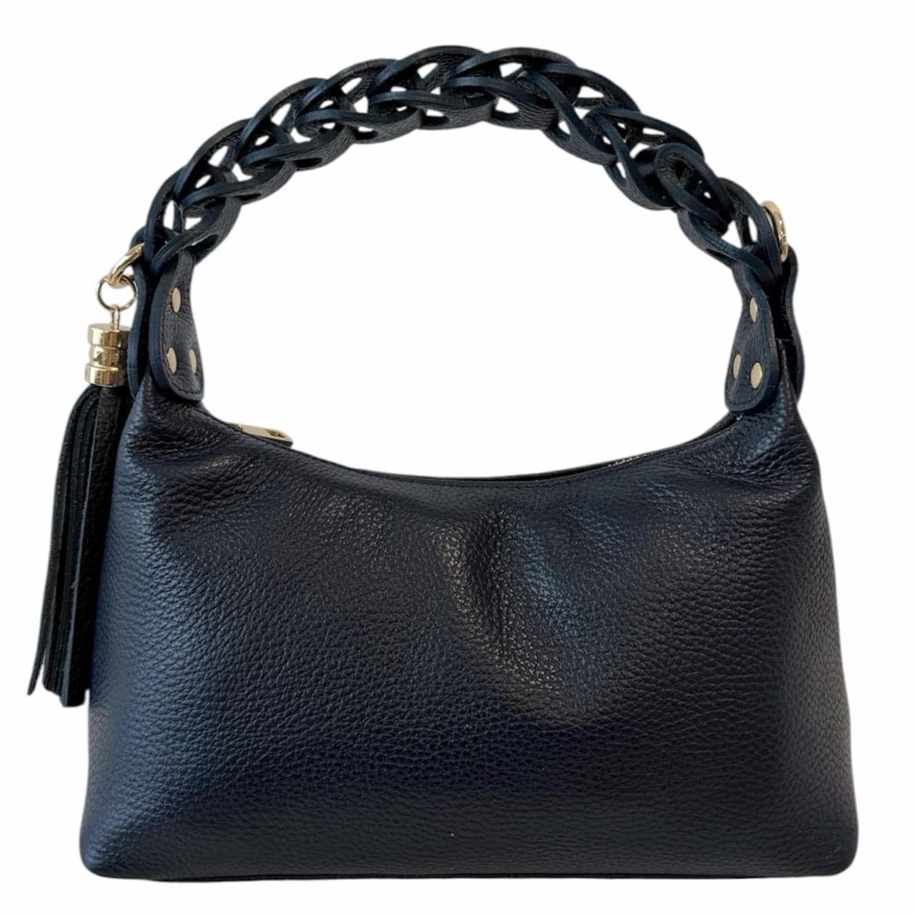 Modarno Borsetta a Mano Piccola In Vera Pelle Made in Italy Con Manico Intrecciato 26x10x16 cm in Autocategorizzazione Modarno - Sesto Fiorentino, commercioVirtuoso.it