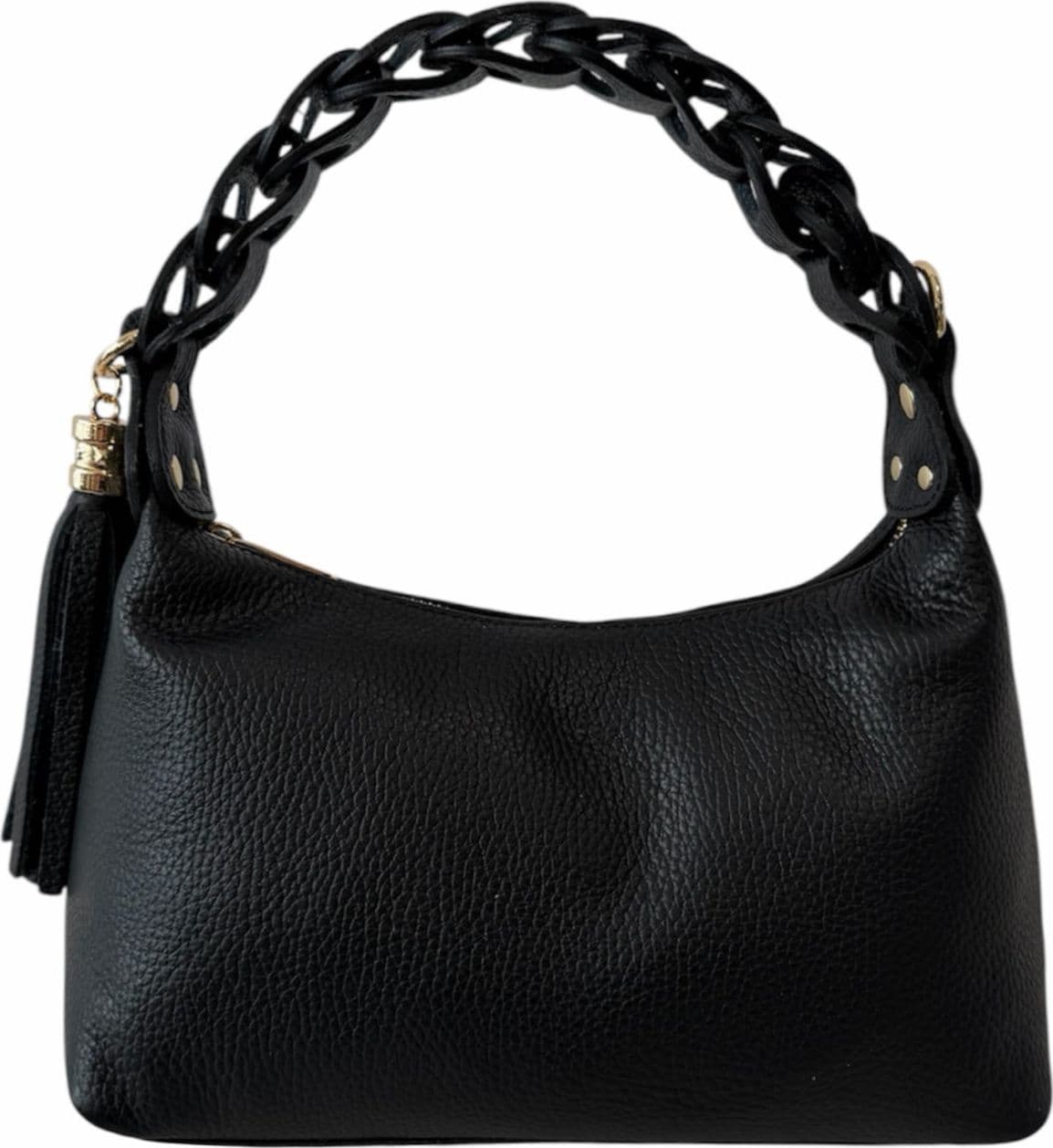 Modarno Borsetta a Mano Piccola In Vera Pelle Made in Italy Con Manico Intrecciato 26x10x16 cm in Autocategorizzazione Modarno - Sesto Fiorentino, commercioVirtuoso.it