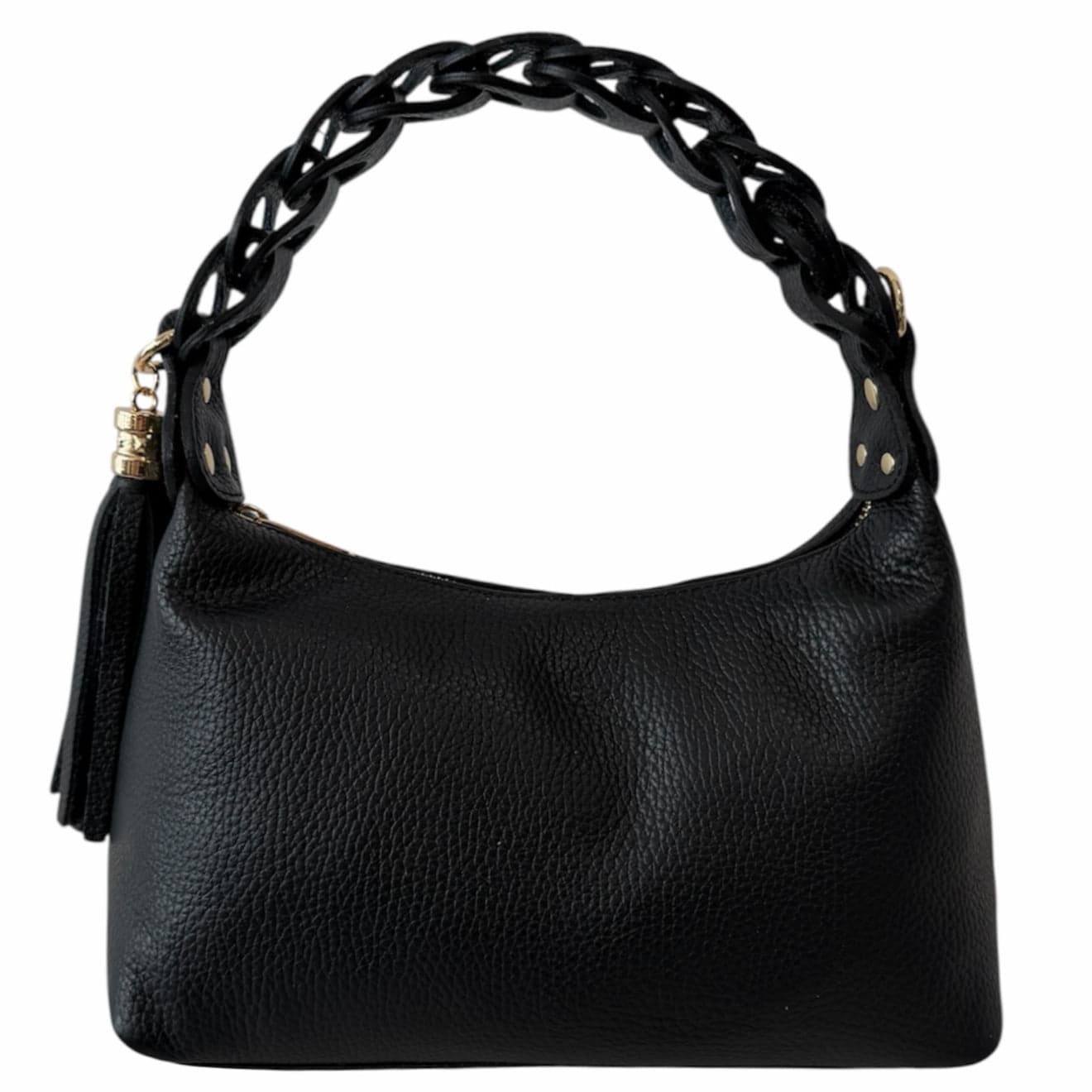 Modarno Borsetta a Mano Piccola In Vera Pelle Made in Italy Con Manico Intrecciato 26x10x16 cm in Autocategorizzazione Modarno - Sesto Fiorentino, commercioVirtuoso.it