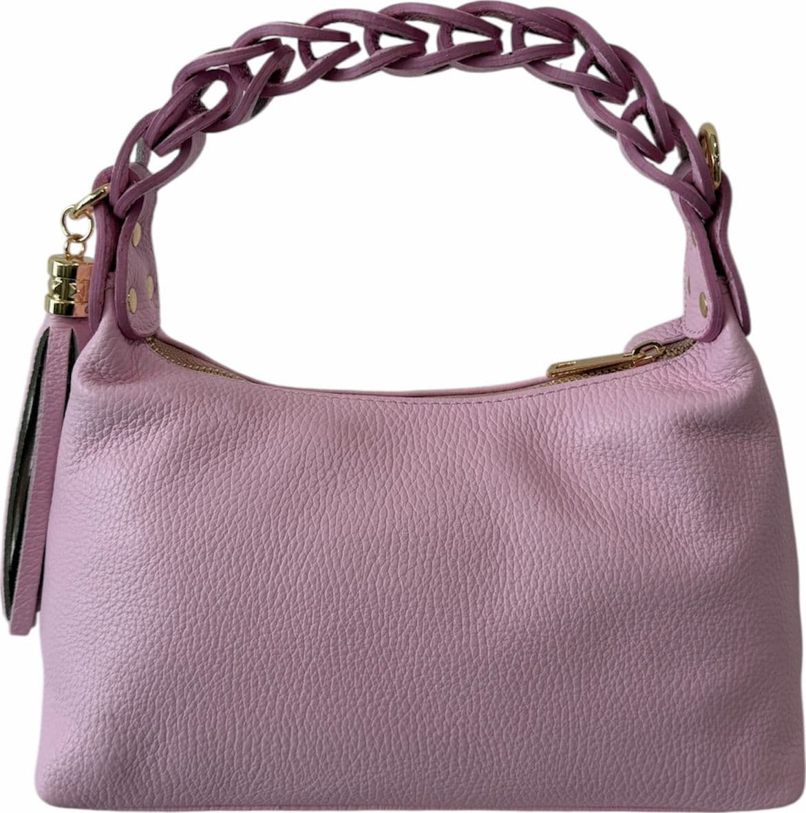 Modarno Borsetta a Mano Piccola In Vera Pelle Made in Italy Con Manico Intrecciato 26x10x16 cm in Autocategorizzazione Modarno - Sesto Fiorentino, commercioVirtuoso.it