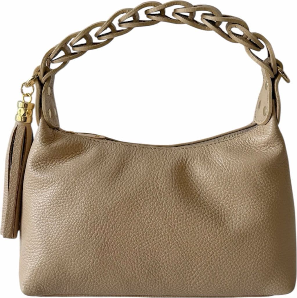Modarno Borsetta a Mano Piccola In Vera Pelle Made in Italy Con Manico Intrecciato 26x10x16 cm in Autocategorizzazione Modarno - Sesto Fiorentino, commercioVirtuoso.it