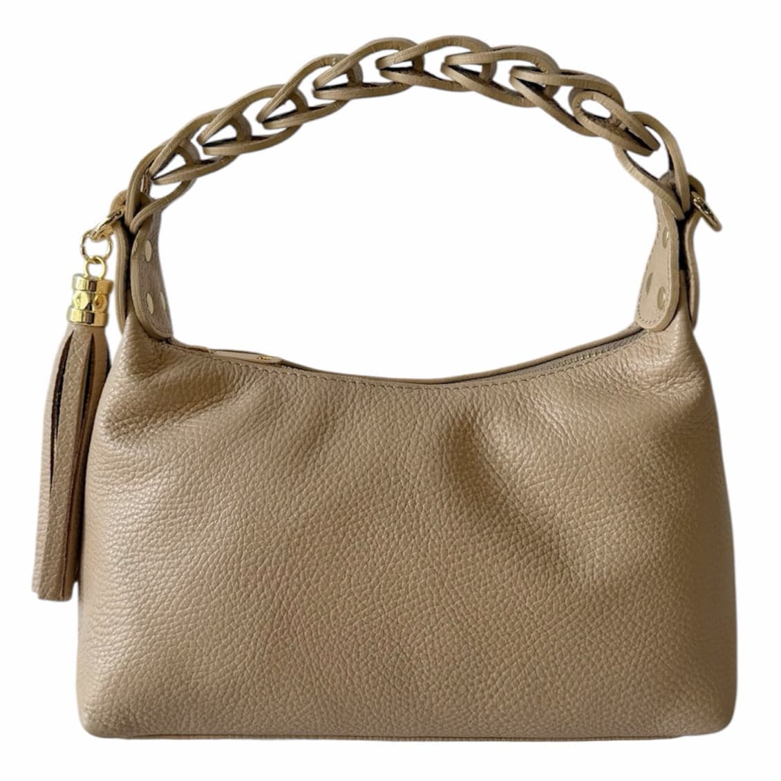 Modarno Borsetta a Mano Piccola In Vera Pelle Made in Italy Con Manico Intrecciato 26x10x16 cm in Autocategorizzazione Modarno - Sesto Fiorentino, commercioVirtuoso.it