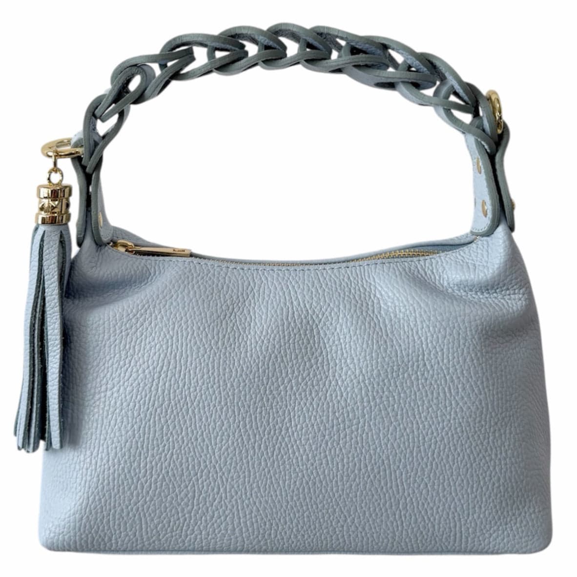 Modarno Borsetta a Mano Piccola In Vera Pelle Made in Italy Con Manico Intrecciato 26x10x16 cm in Autocategorizzazione Modarno - Sesto Fiorentino, commercioVirtuoso.it