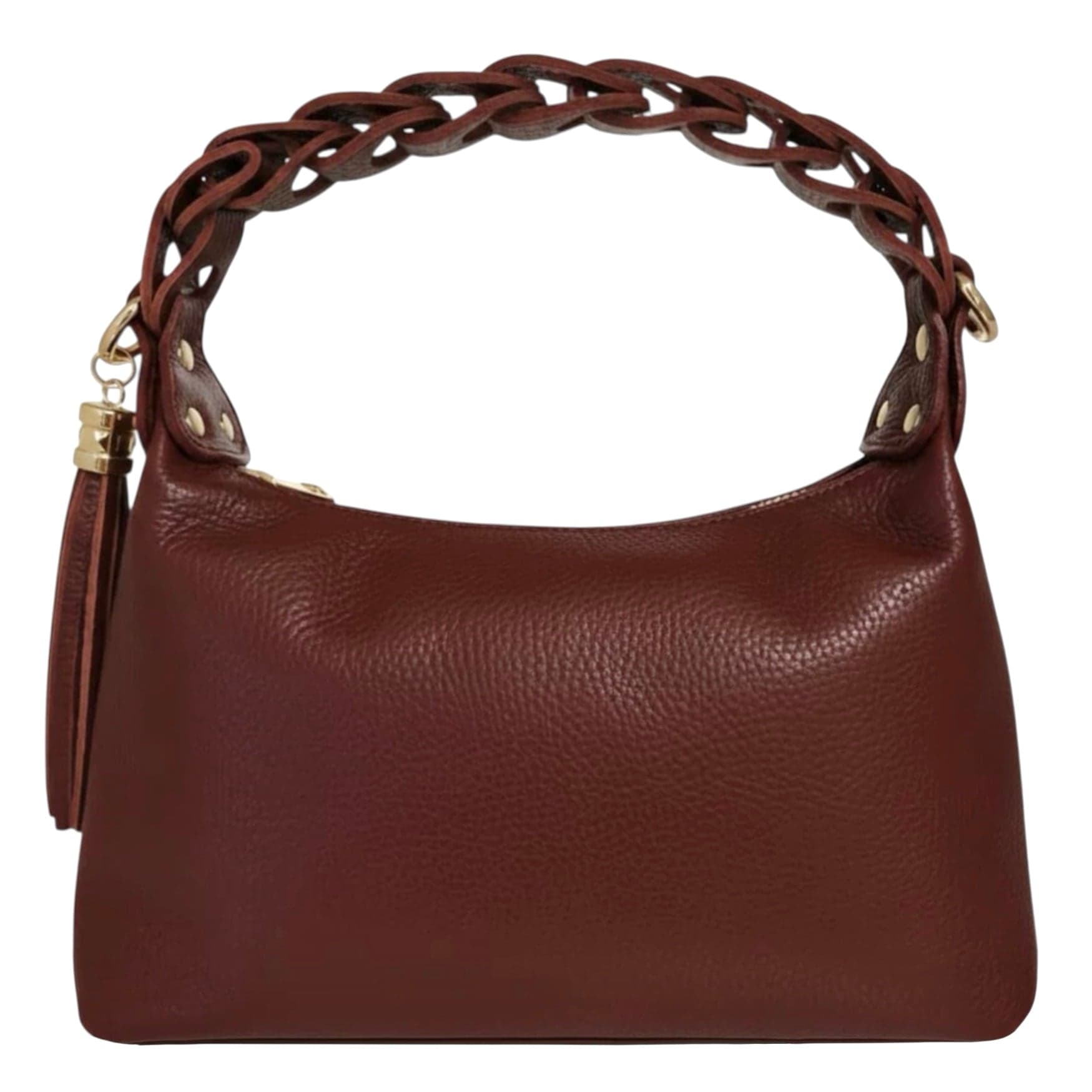 Modarno Borsetta a Mano Piccola In Vera Pelle Made in Italy Con Manico Intrecciato 26x10x16 cm in Autocategorizzazione Modarno - Sesto Fiorentino, commercioVirtuoso.it