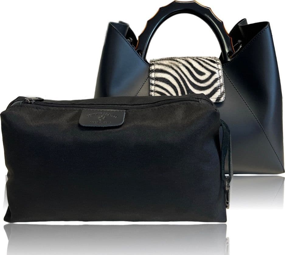 Modarno Borsa a mano in Pelle con pattina in Cavallino "Chloe" in Organizer borsa Modarno - Sesto Fiorentino, commercioVirtuoso.it