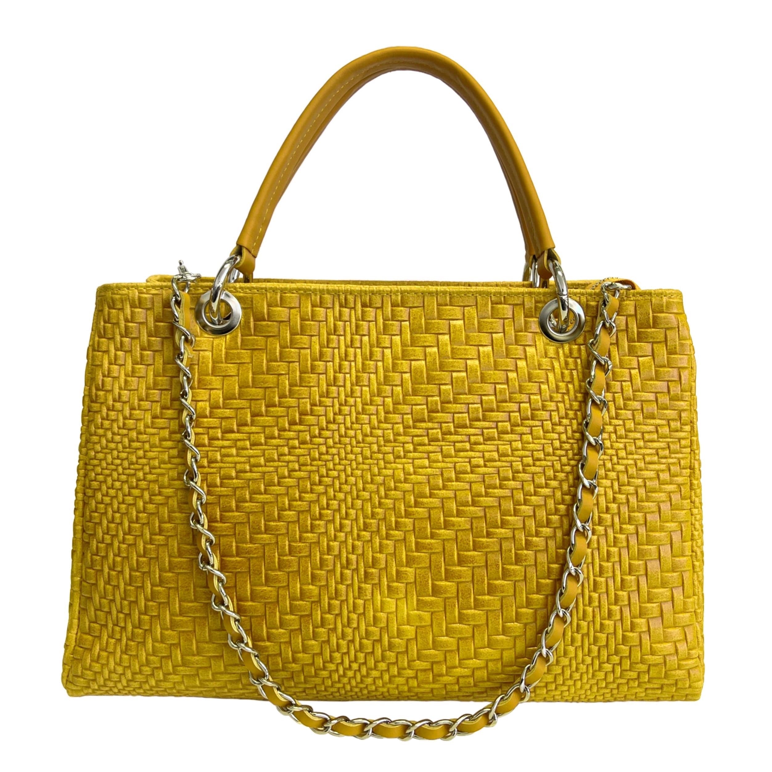 Modarno Borsa a mano da donna in vera pelle con tracolla 35x15x22 cm in Organizer borsa Modarno - Sesto Fiorentino, commercioVirtuoso.it