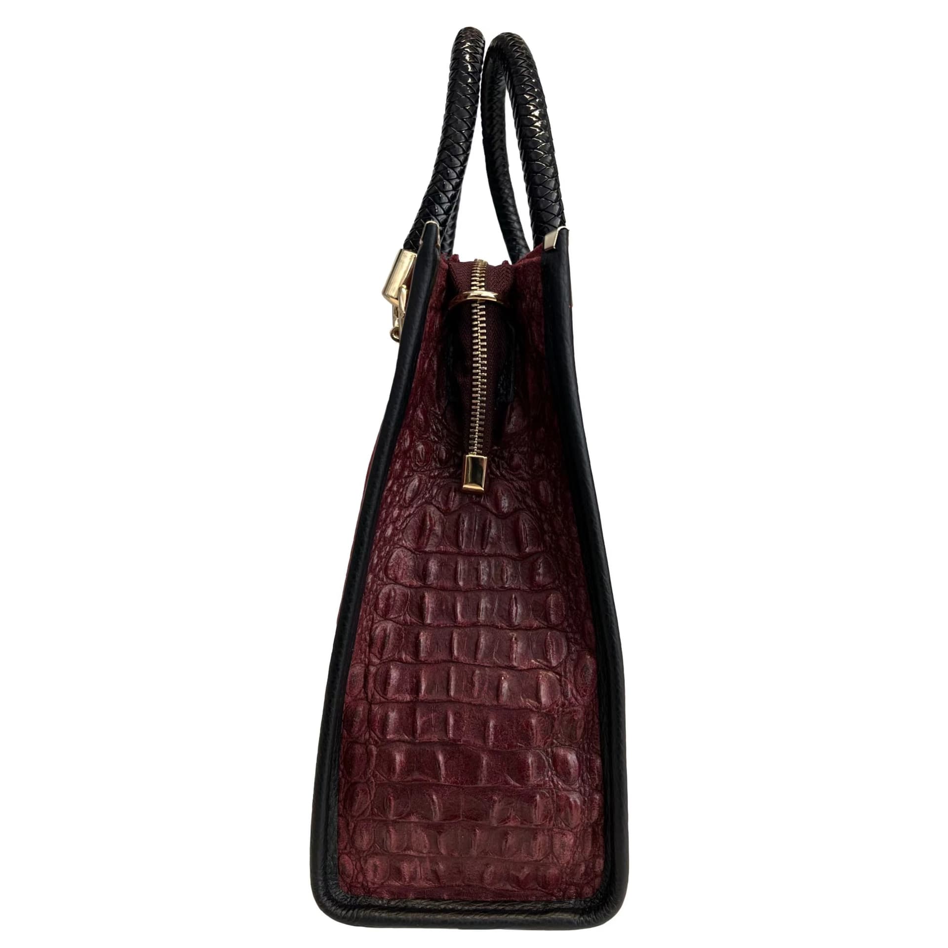 Modarno Borsa donna a tracolla - borsa a mano in pelle camoscio stampa cocco in Organizer borsa Modarno - Sesto Fiorentino, commercioVirtuoso.it