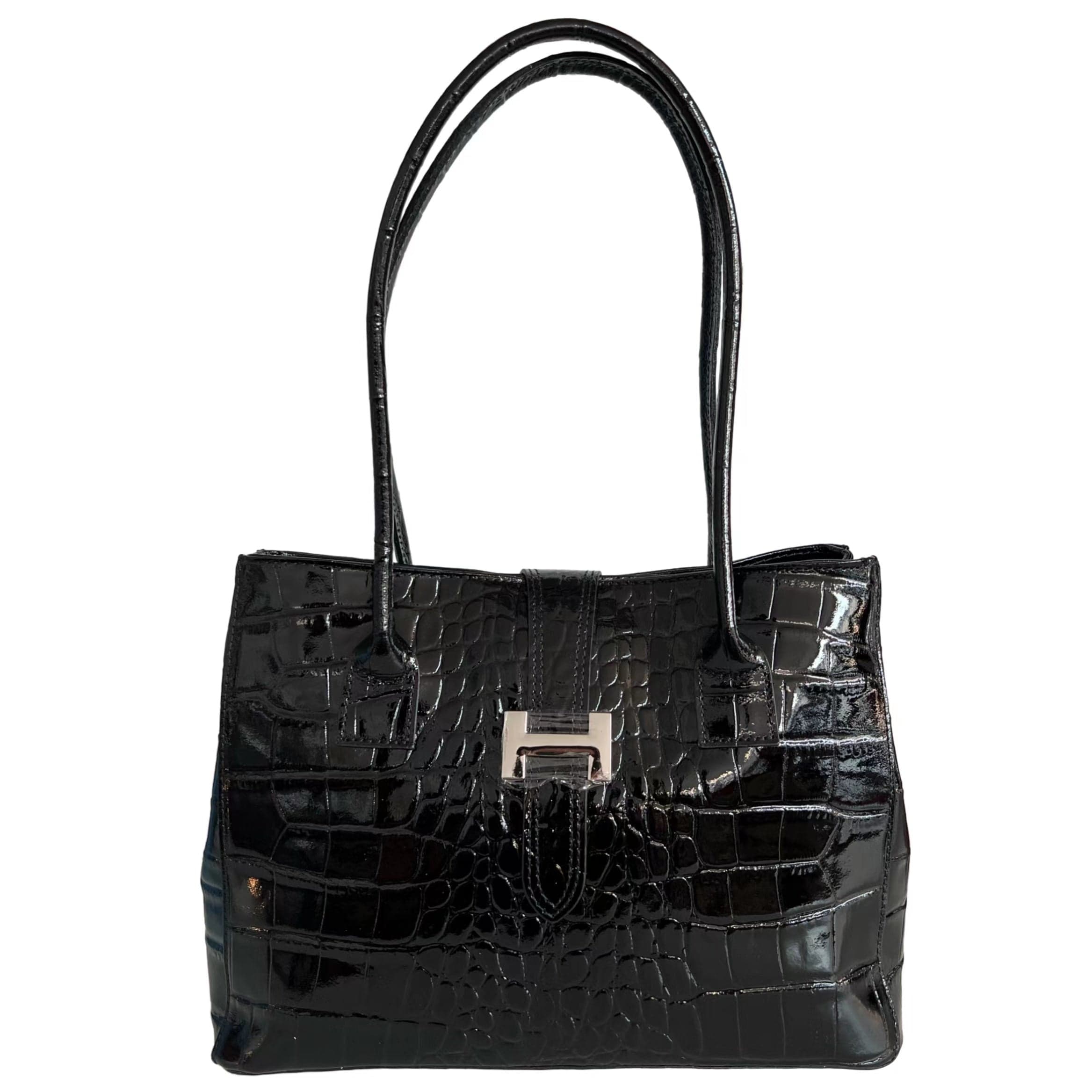 Modarno Borsa donna da spalla in vera pelle fantasia cocco 32x11x24 cm in Organizer borsa Modarno - Sesto Fiorentino, commercioVirtuoso.it