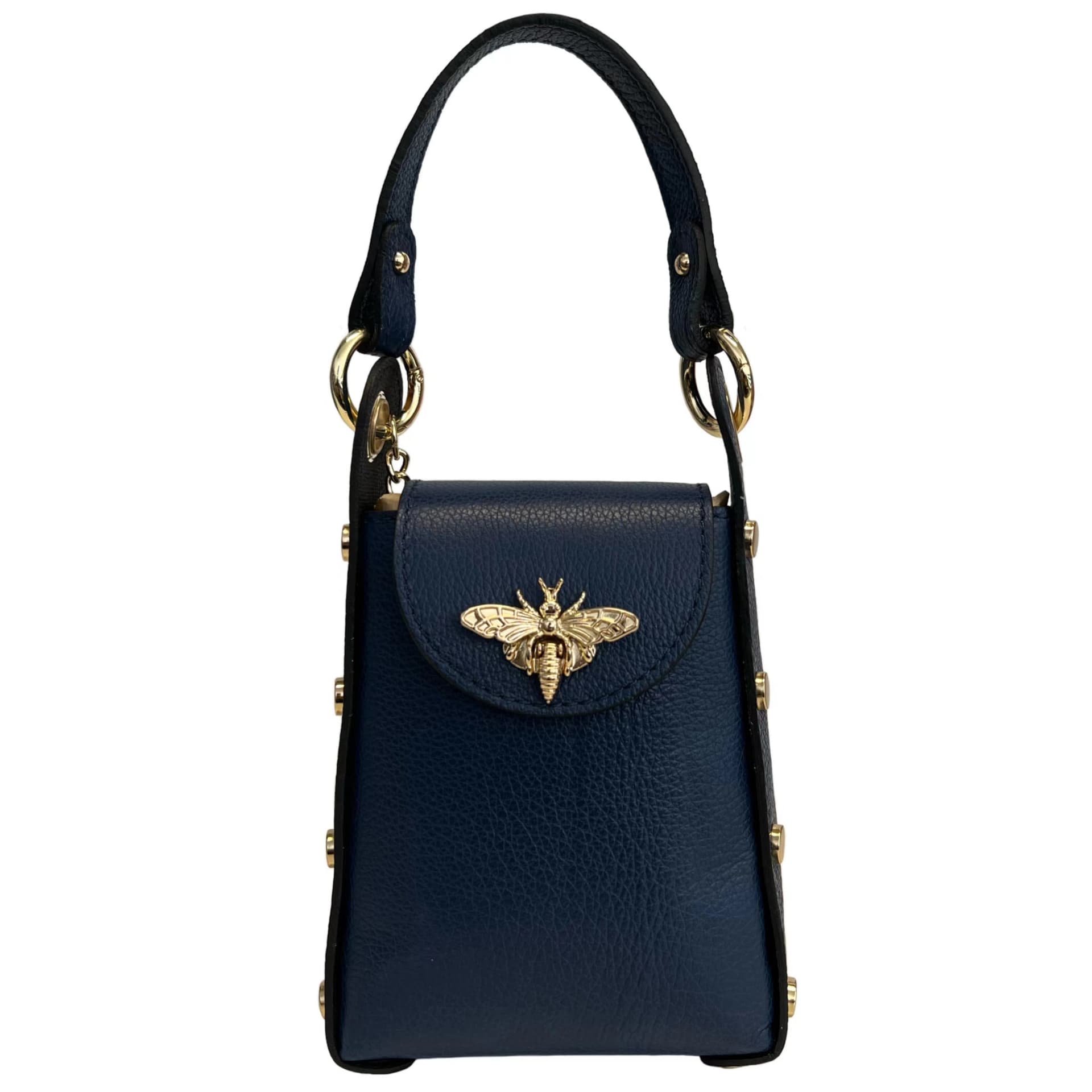 Modarno mini borsa in Vera pelle dollaro con chiusura a moschettone a forma di ape in Organizer borsa Modarno - Sesto Fiorentino, commercioVirtuoso.it