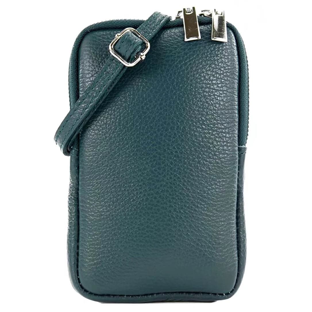Modarno Piccola Borsa a Tracolla per Cellulare uomo e donna in Vera Pelle 11cm x 2cm x 18cm in Organizer borsa Modarno - Sesto Fiorentino, commercioVirtuoso.it