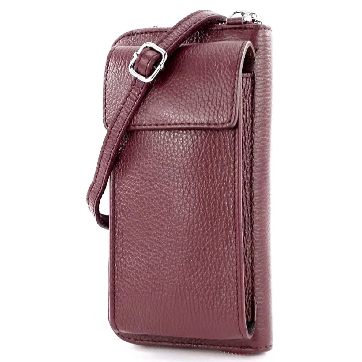 Modarno borsa a tracolla multifunzionale, borsa per cellulare a portafoglio in vera pelle, adatta per telefoni cellulari fino a 6,7 pollici in Organizer borsa Modarno - Sesto Fiorentino, commercioVirtuoso.it