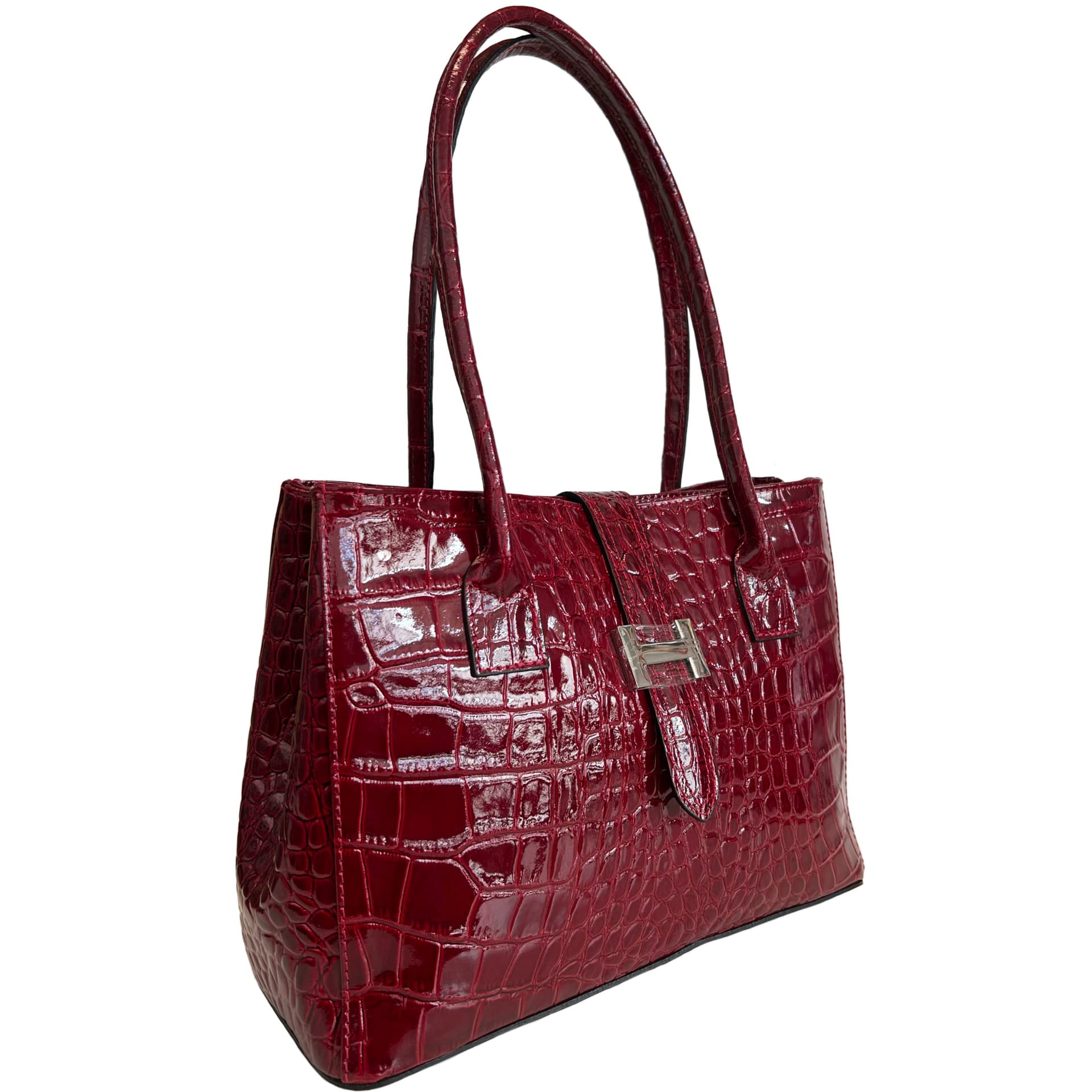 Modarno Borsa donna da spalla in vera pelle fantasia cocco 32x11x24 cm in Organizer borsa Modarno - Sesto Fiorentino, commercioVirtuoso.it