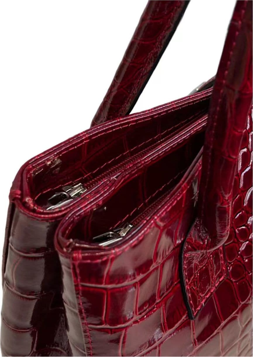 Modarno Borsa donna da spalla in vera pelle fantasia cocco 32x11x24 cm in Organizer borsa Modarno - Sesto Fiorentino, commercioVirtuoso.it