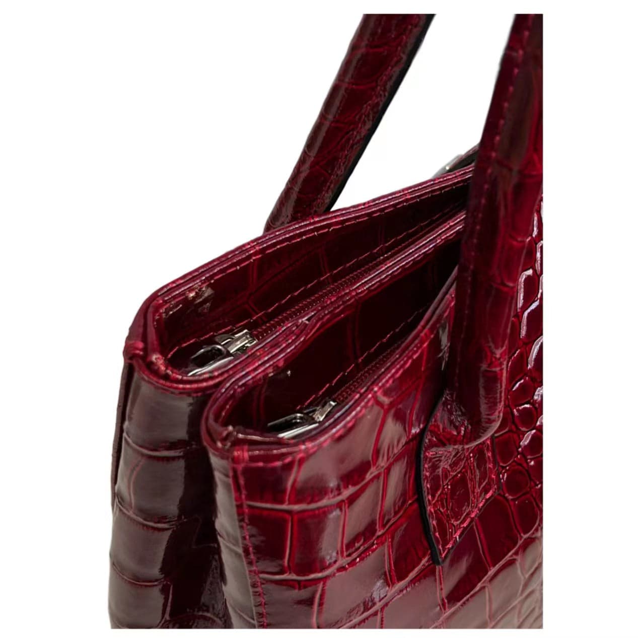 Modarno Borsa donna da spalla in vera pelle fantasia cocco 32x11x24 cm in Organizer borsa Modarno - Sesto Fiorentino, commercioVirtuoso.it
