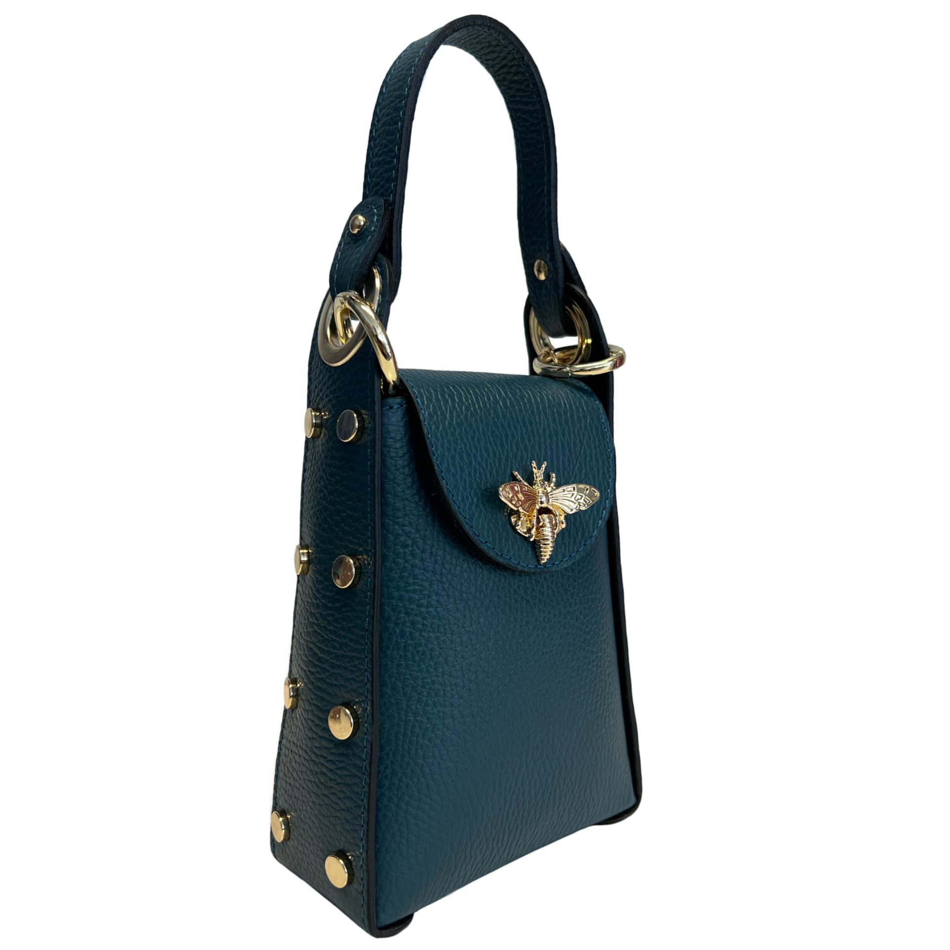 Modarno mini borsa in Vera pelle dollaro con chiusura a moschettone a forma di ape in Organizer borsa Modarno - Sesto Fiorentino, commercioVirtuoso.it