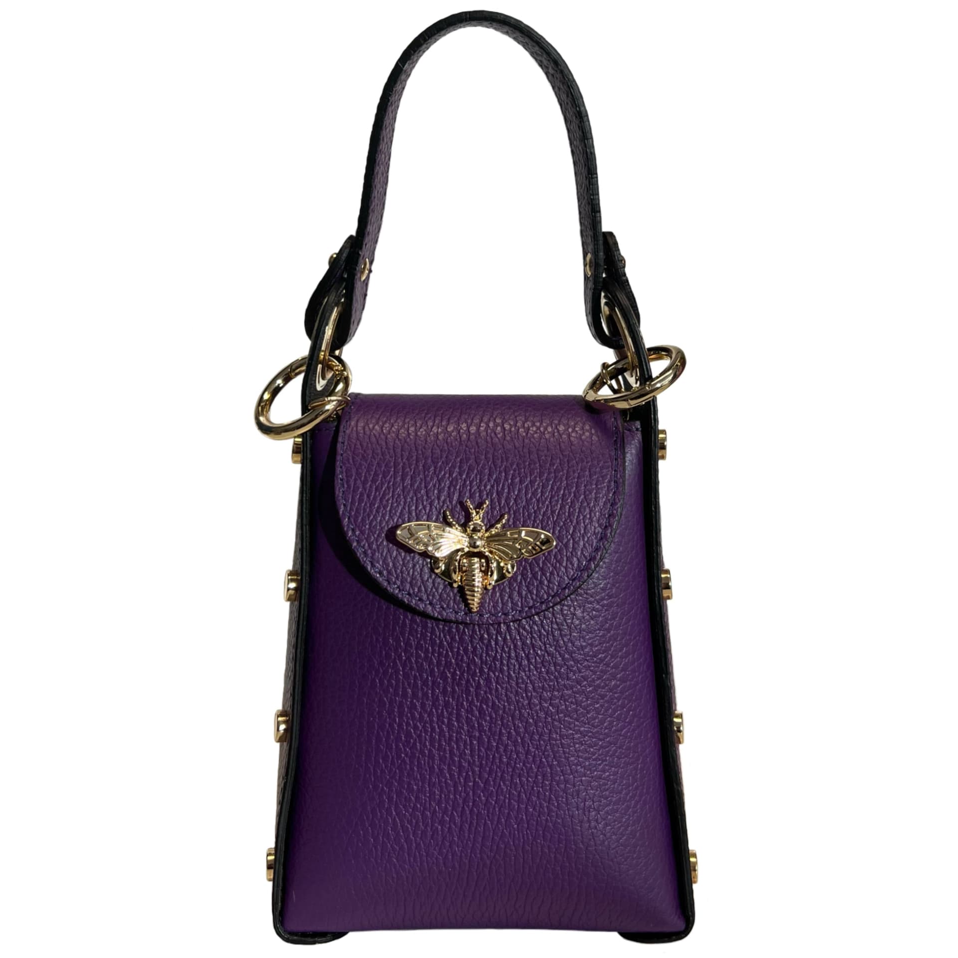 Modarno mini borsa in Vera pelle dollaro con chiusura a moschettone a forma di ape in Organizer borsa Modarno - Sesto Fiorentino, commercioVirtuoso.it