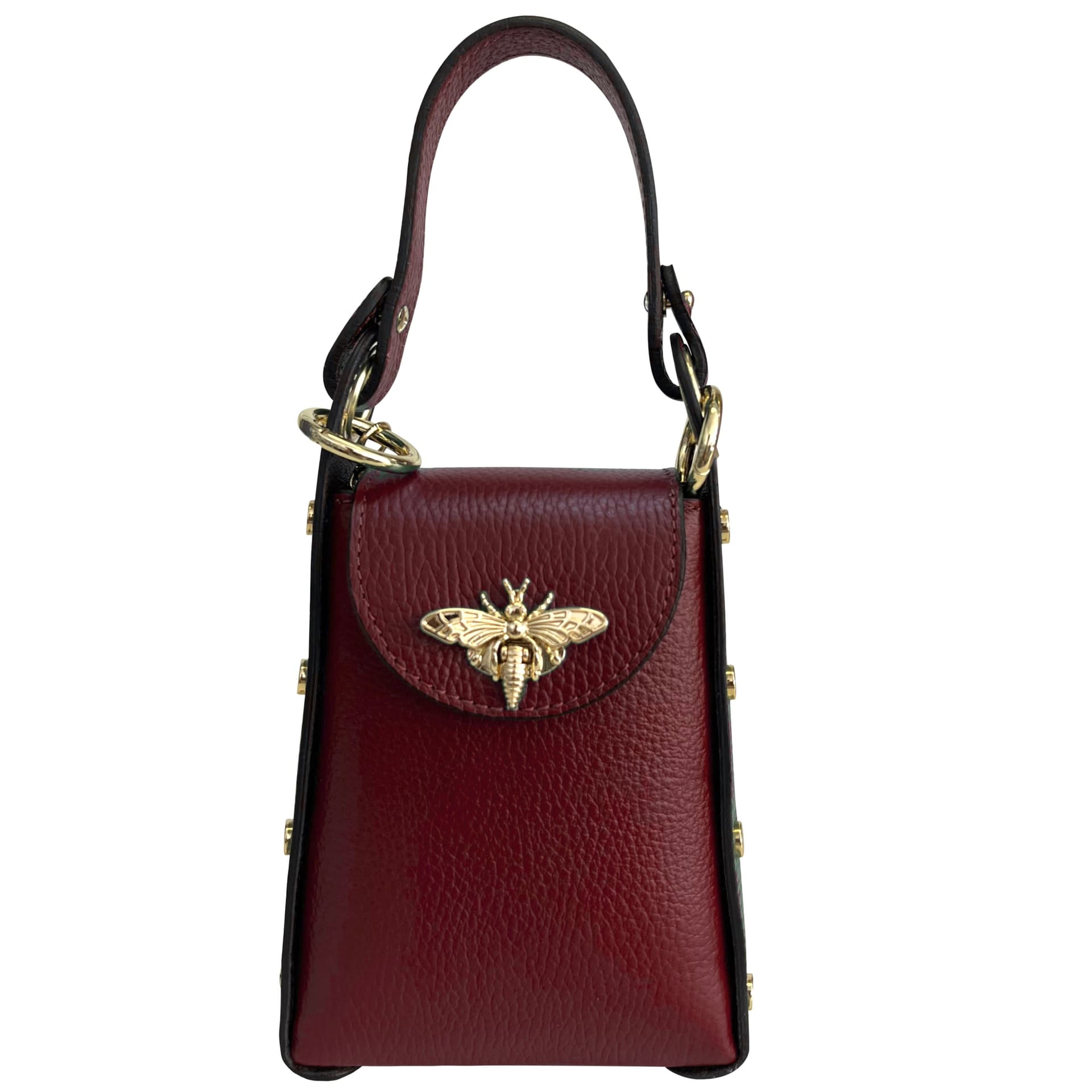 Modarno mini borsa in Vera pelle dollaro con chiusura a moschettone a forma di ape in Organizer borsa Modarno - Sesto Fiorentino, commercioVirtuoso.it